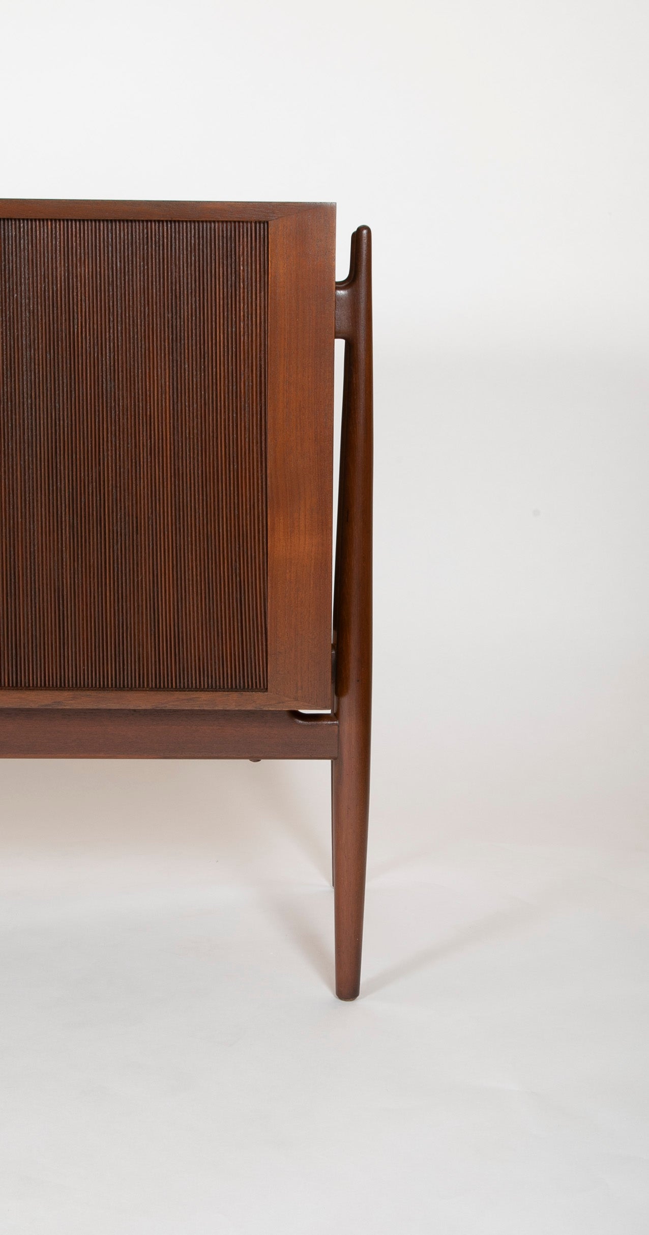 Tambour Door Sideboard Designed by Niels Vodder