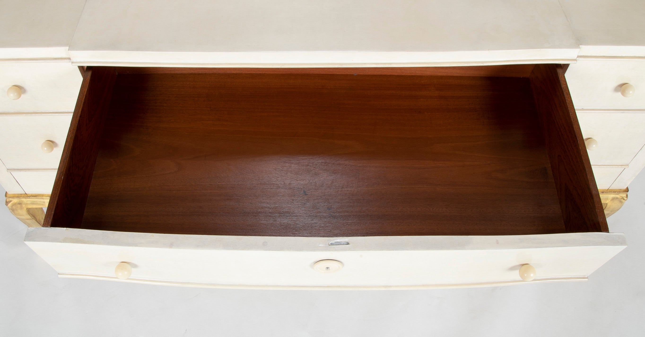 A Parchment & Lacquer Commode designed by Andre Arbus Circa 1935