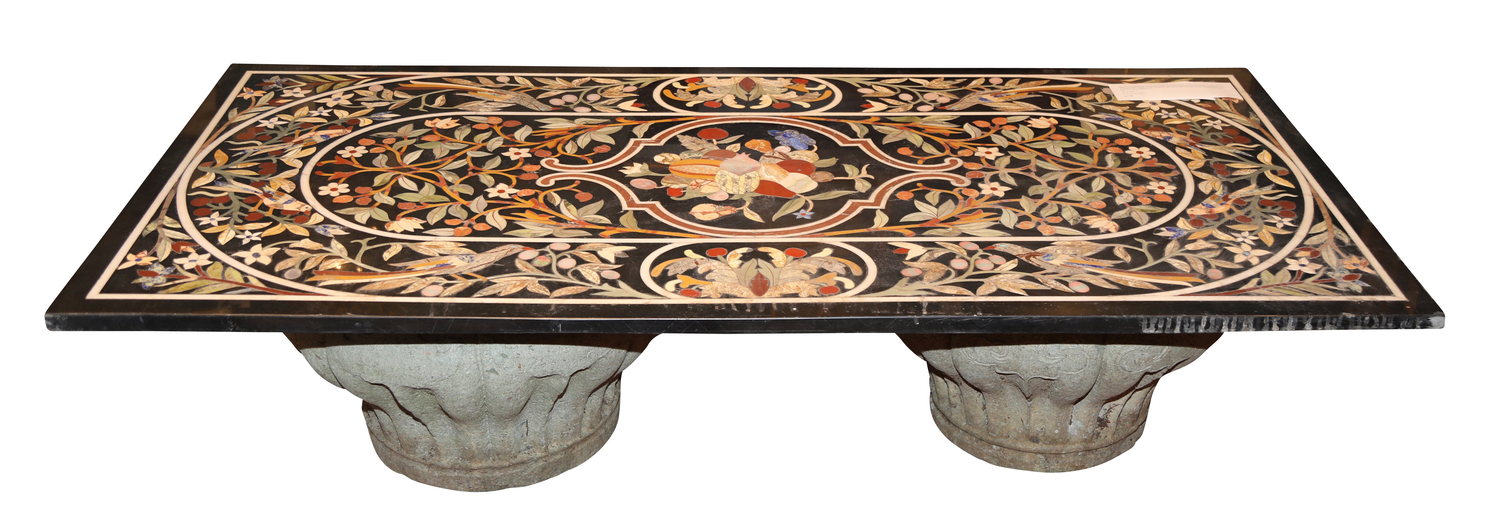 Pietra Dura Stone Top Table