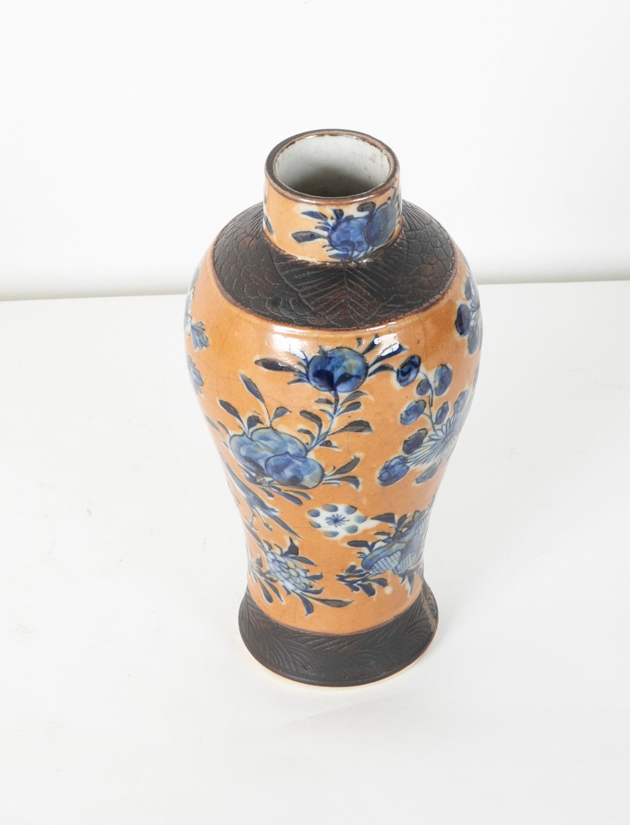 Matched Pair of Chinese Mid-Qing Dynasty Vases