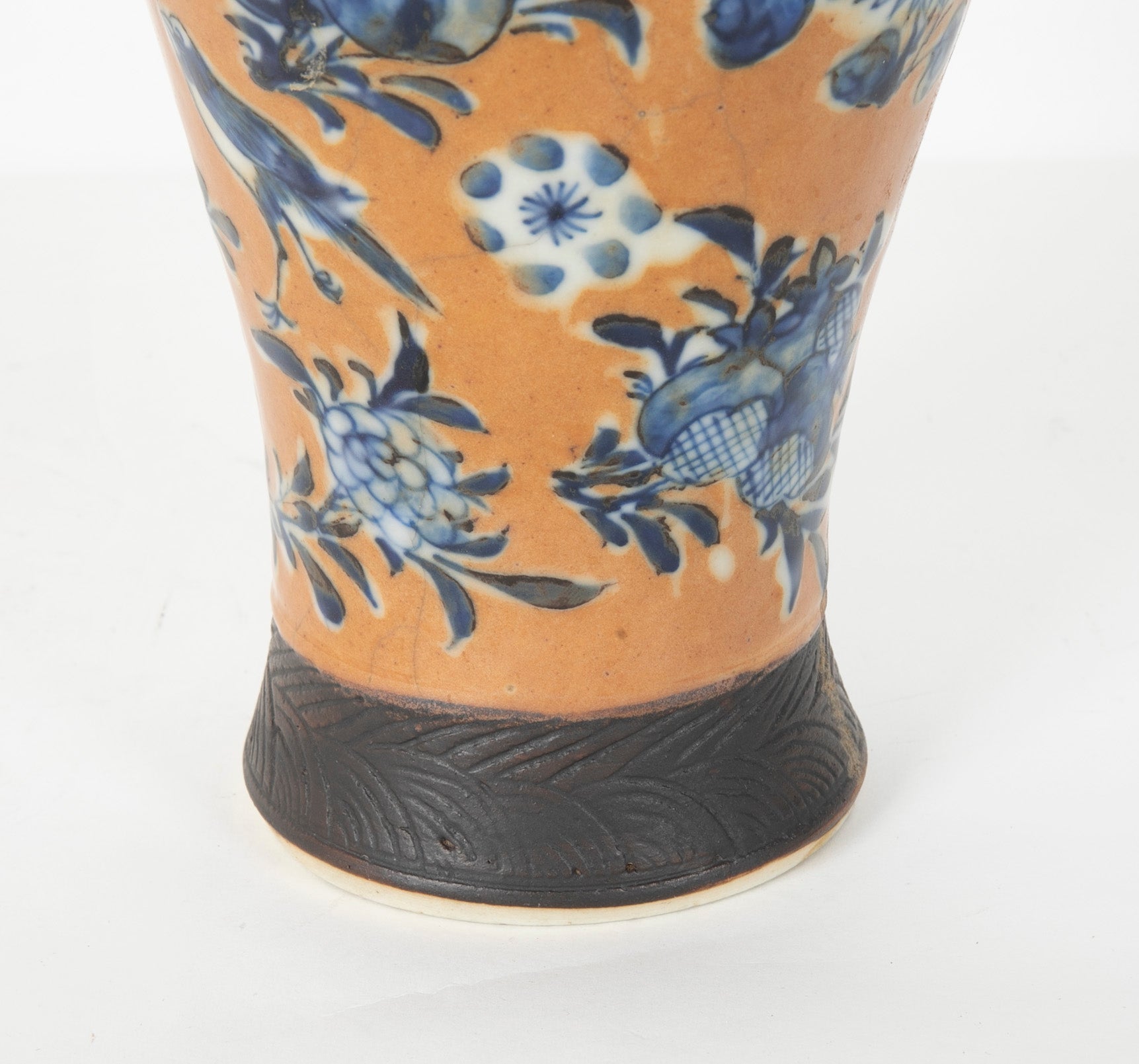 Matched Pair of Chinese Mid-Qing Dynasty Vases