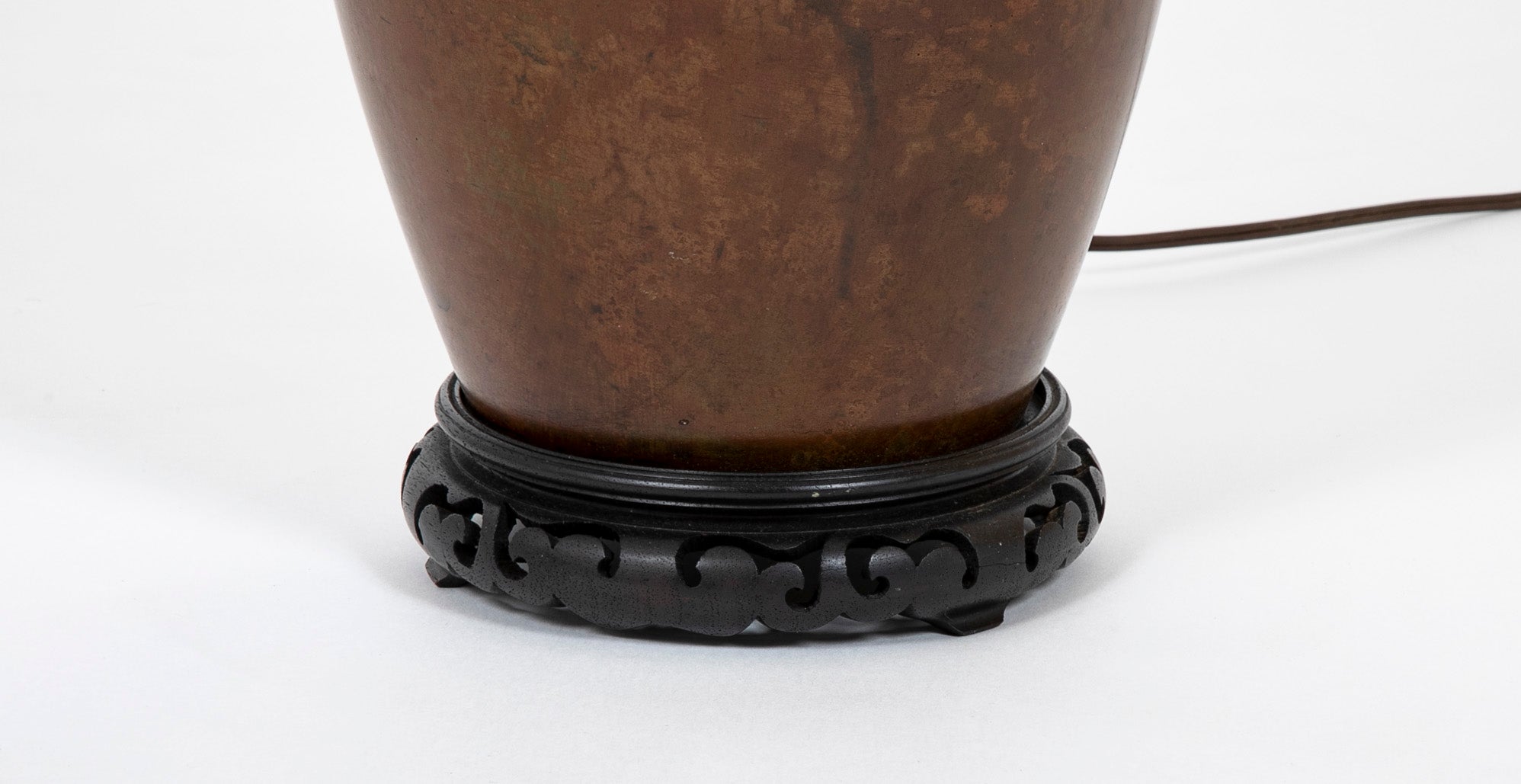 19th Century Japanese Vase Mounted as a Lamp