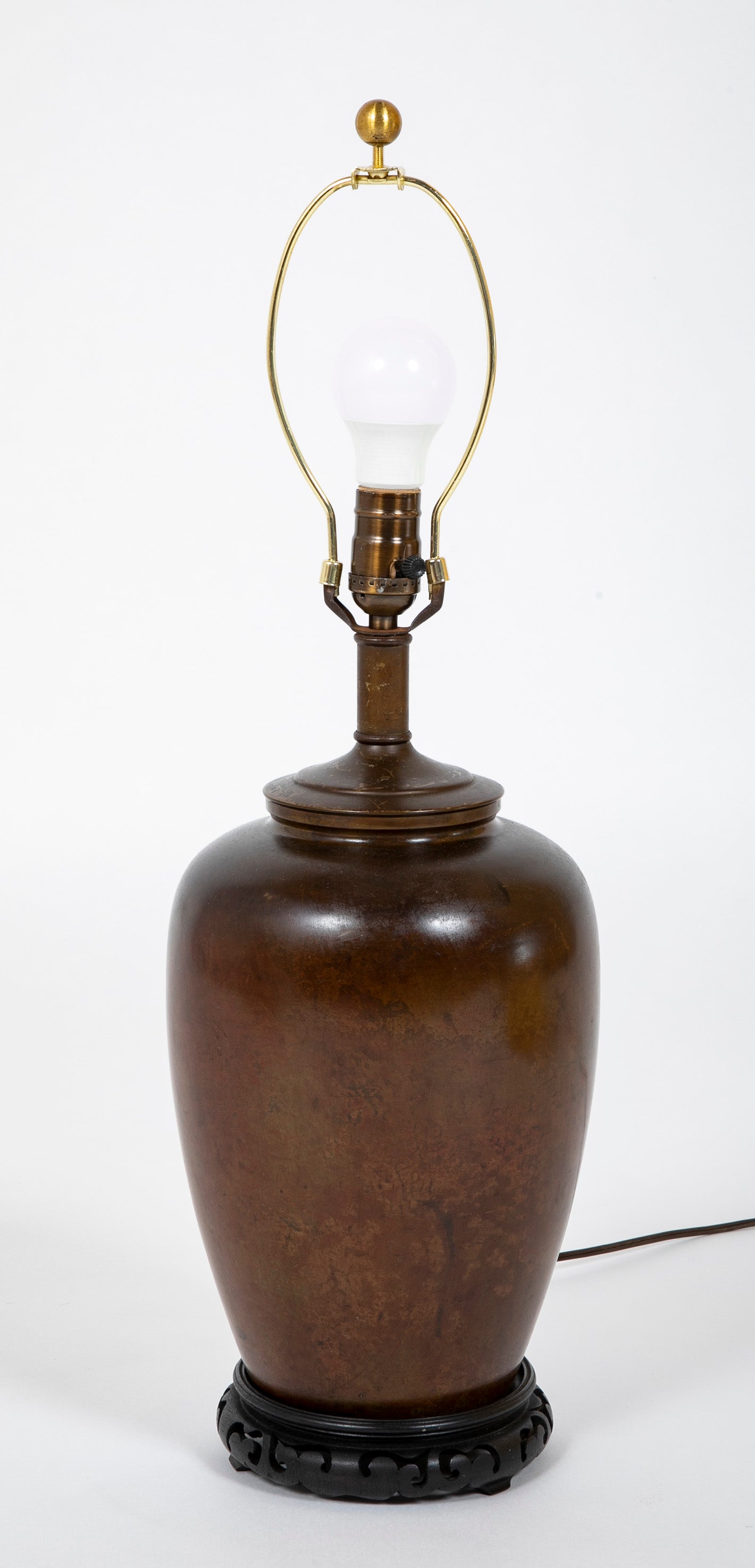 19th Century Japanese Vase Mounted as a Lamp