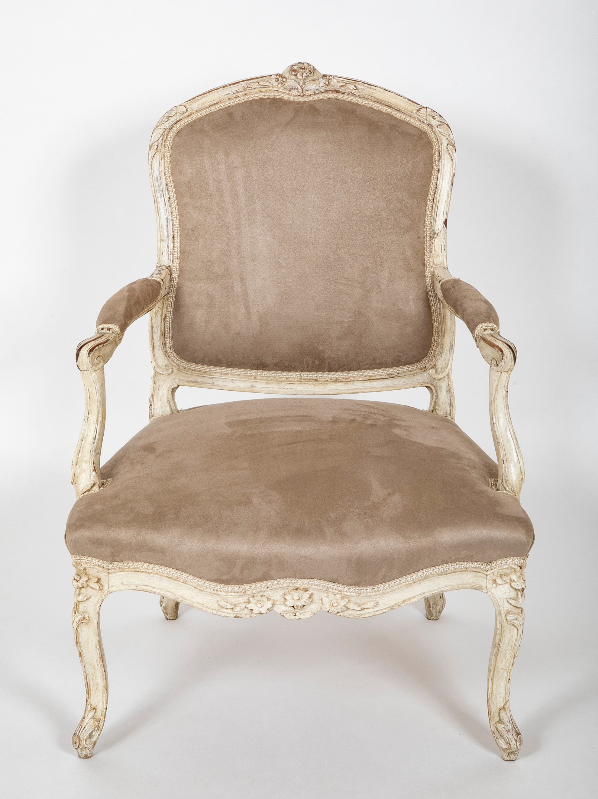 Mid 18th Century Pair of Louis XV Fauteuils
