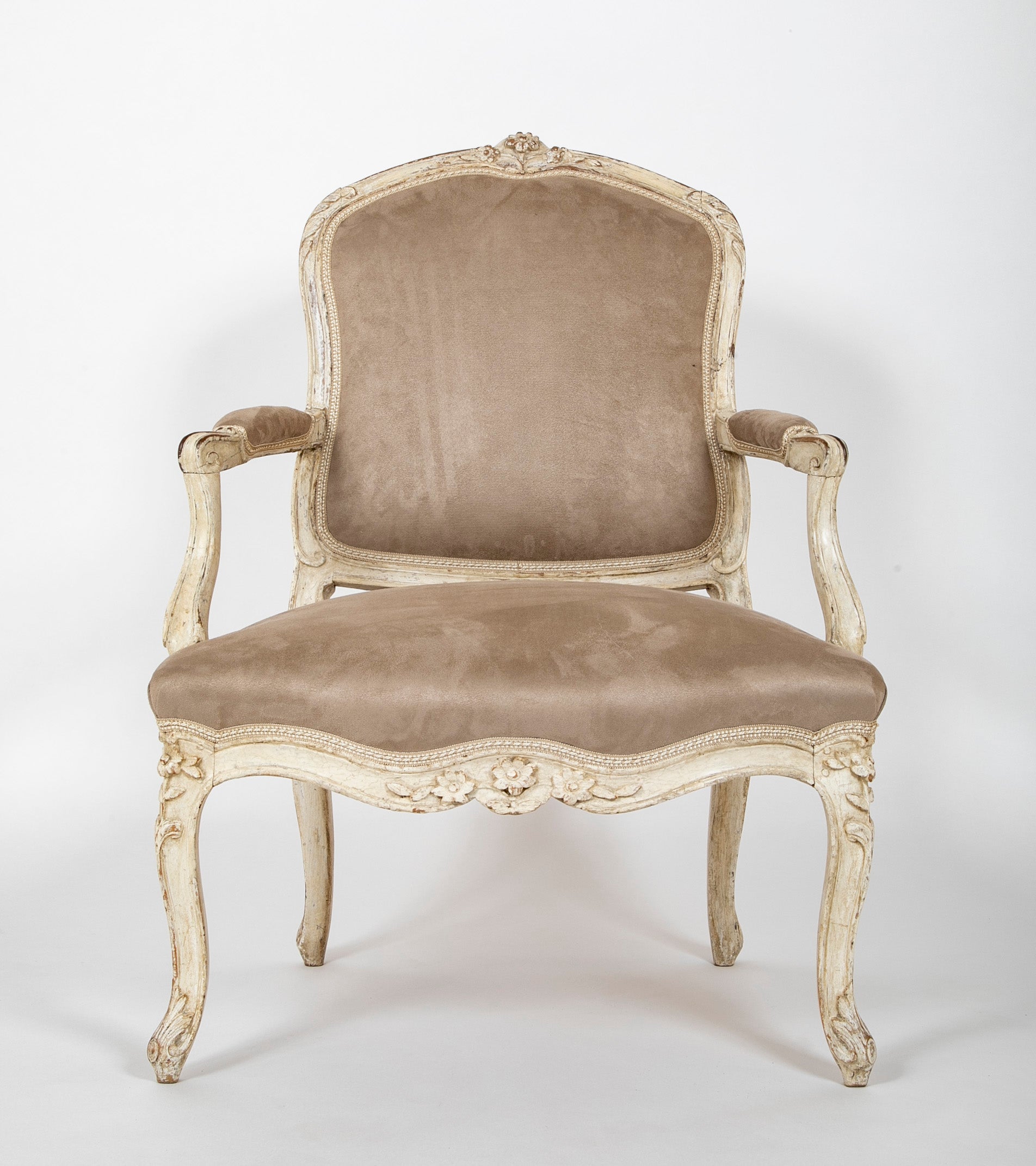 Mid 18th Century Pair of Louis XV Fauteuils