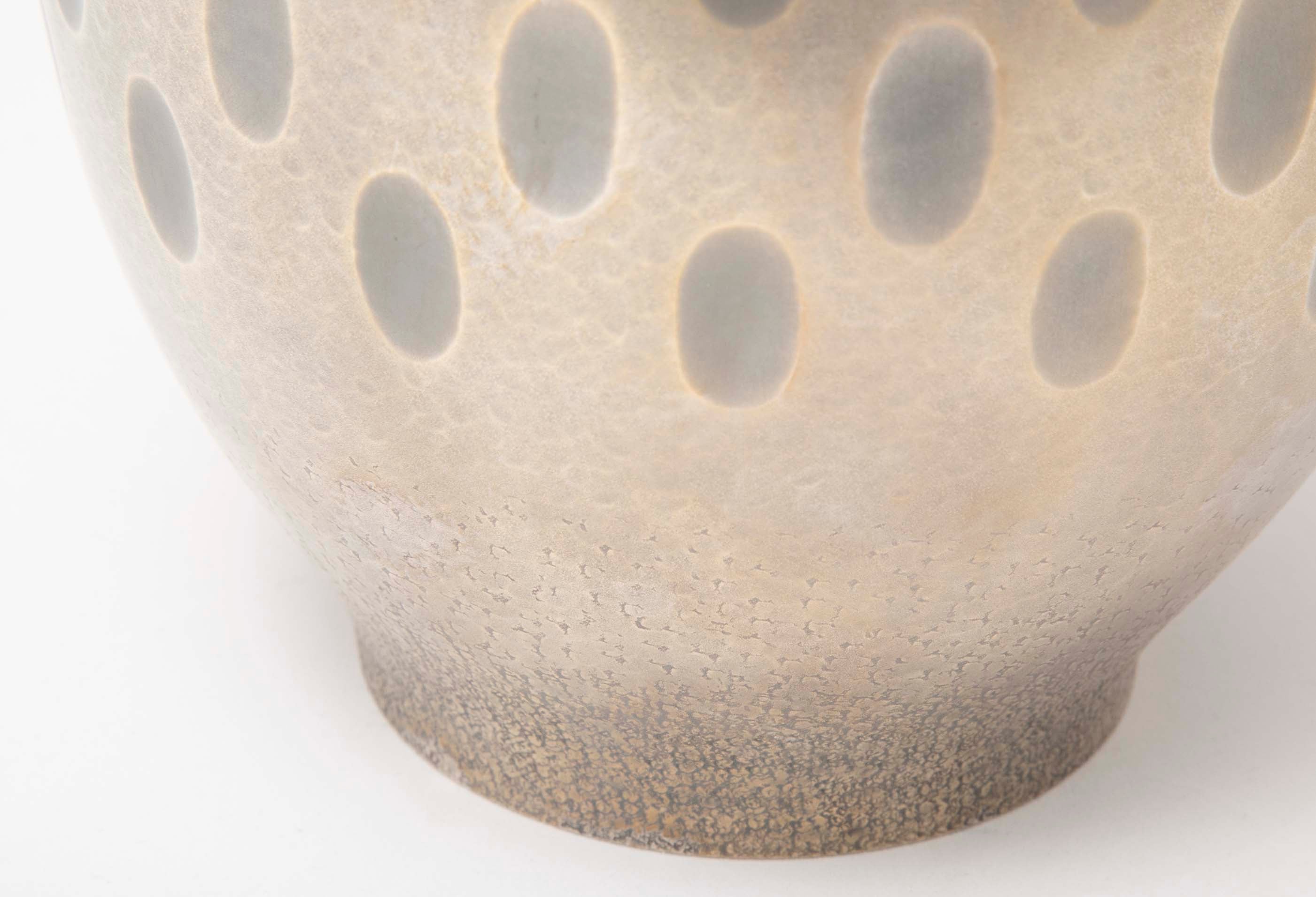 Jungin 'Pure Silver' Thumbprint Vase for Mitsukoshi