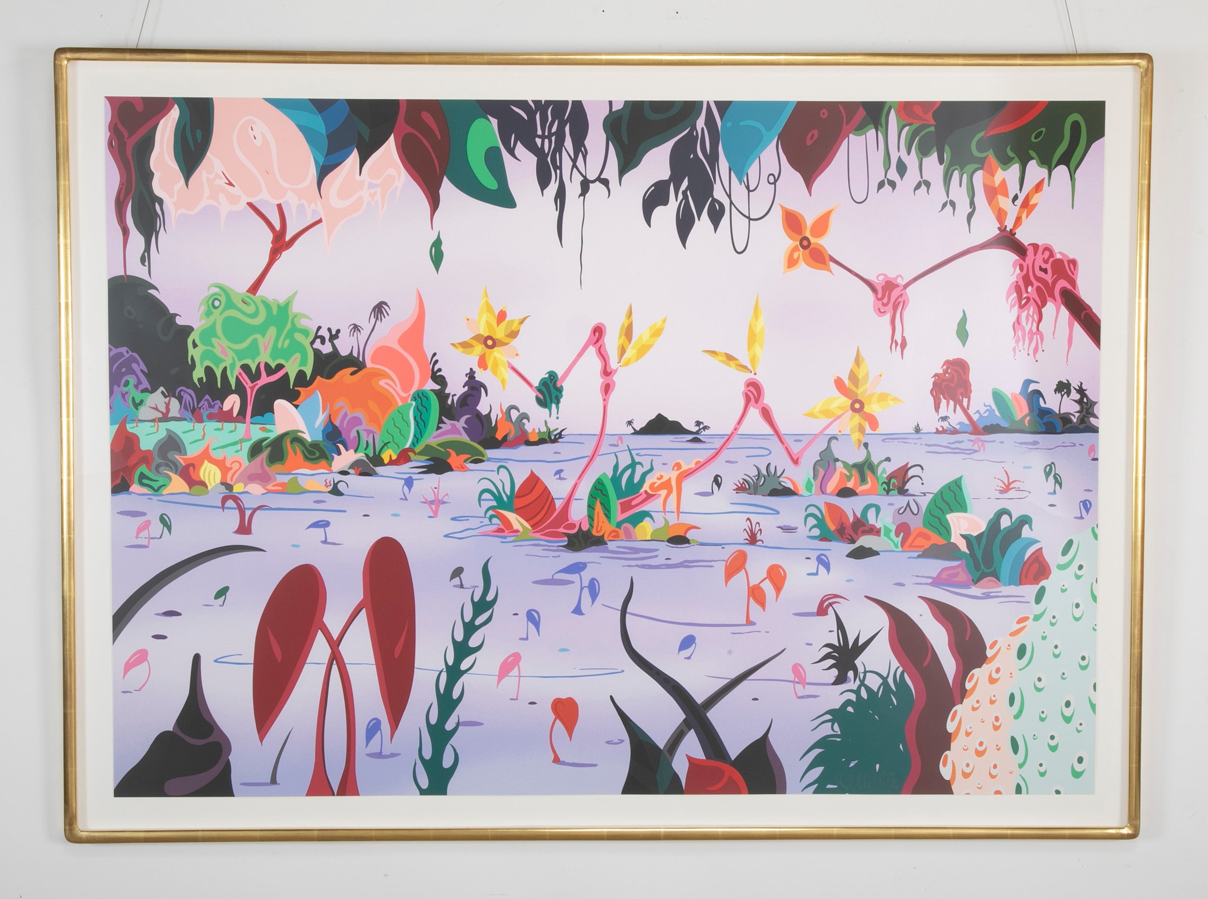 New Breed Bay A 72 Color Silkscreen by Erik Parker
