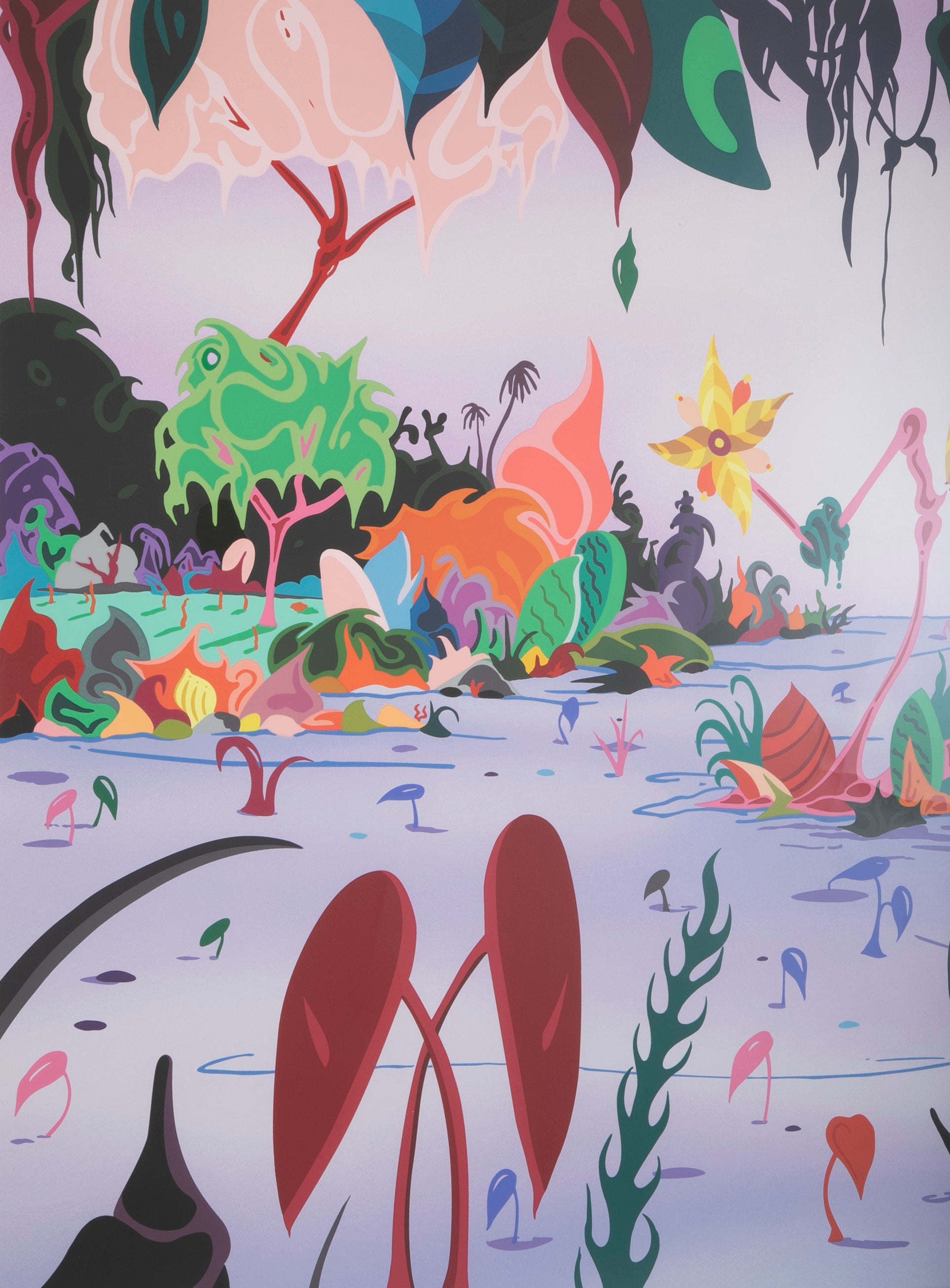 New Breed Bay A 72 Color Silkscreen by Erik Parker