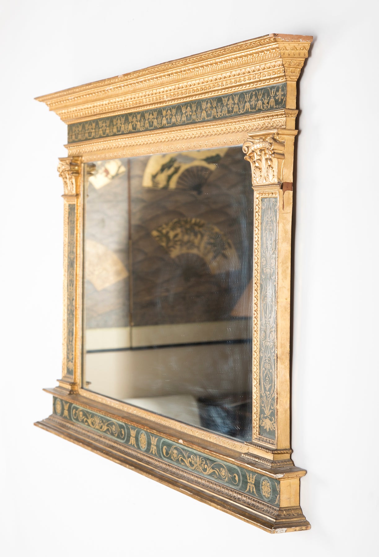 Italian Neo-Classical Overmantle Mirror