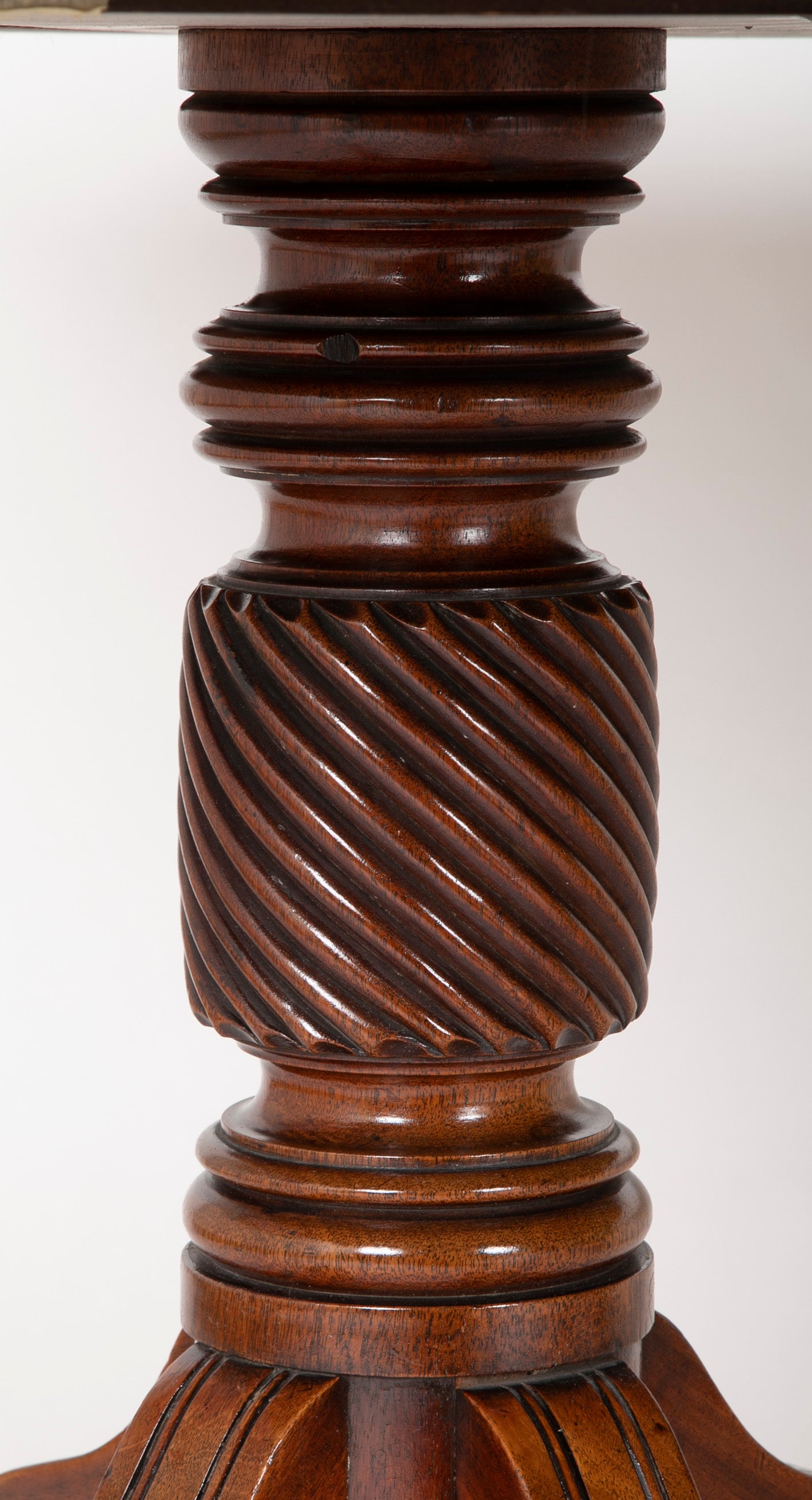 A Two Pedestal English Regency Mahogany Dining table