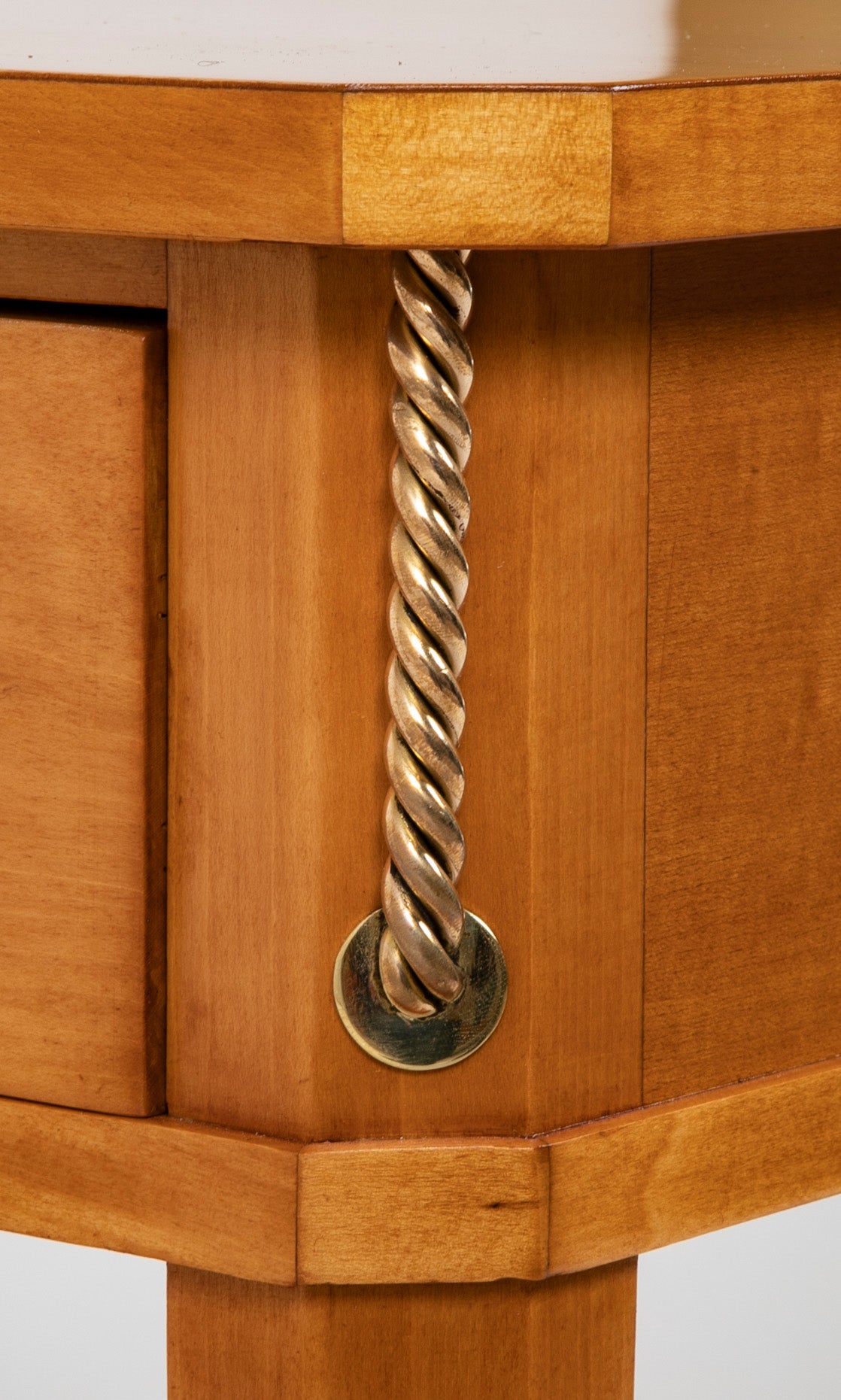 Sycamore Desk by Raphael Raffel with Rope Theme Garniture