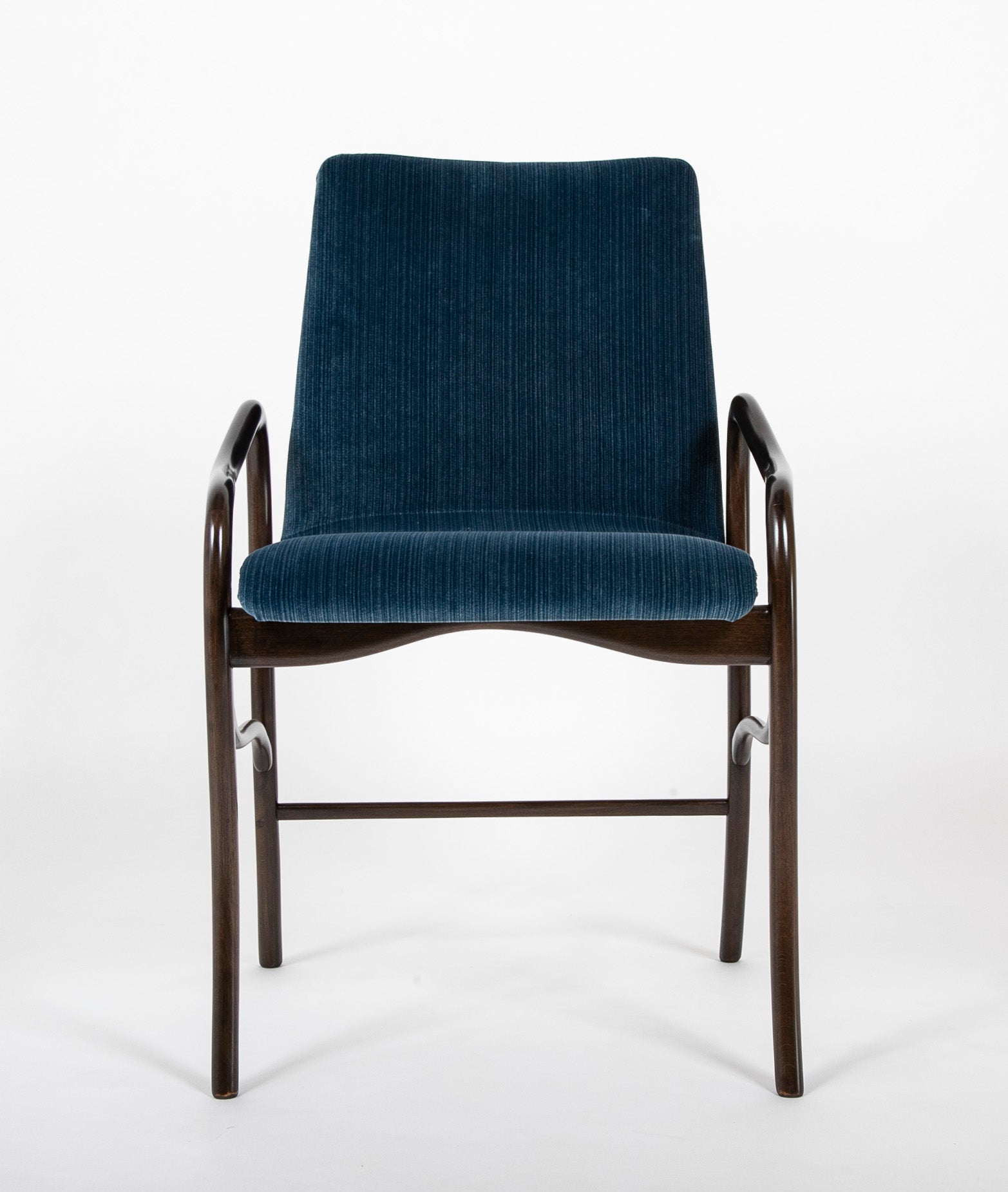 Set of 6 Italian Mid-Century Malatesta & Maison Armchairs