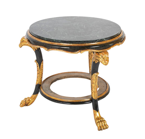 Late 18th Century Continental Marble Top Two Tier Gueridon