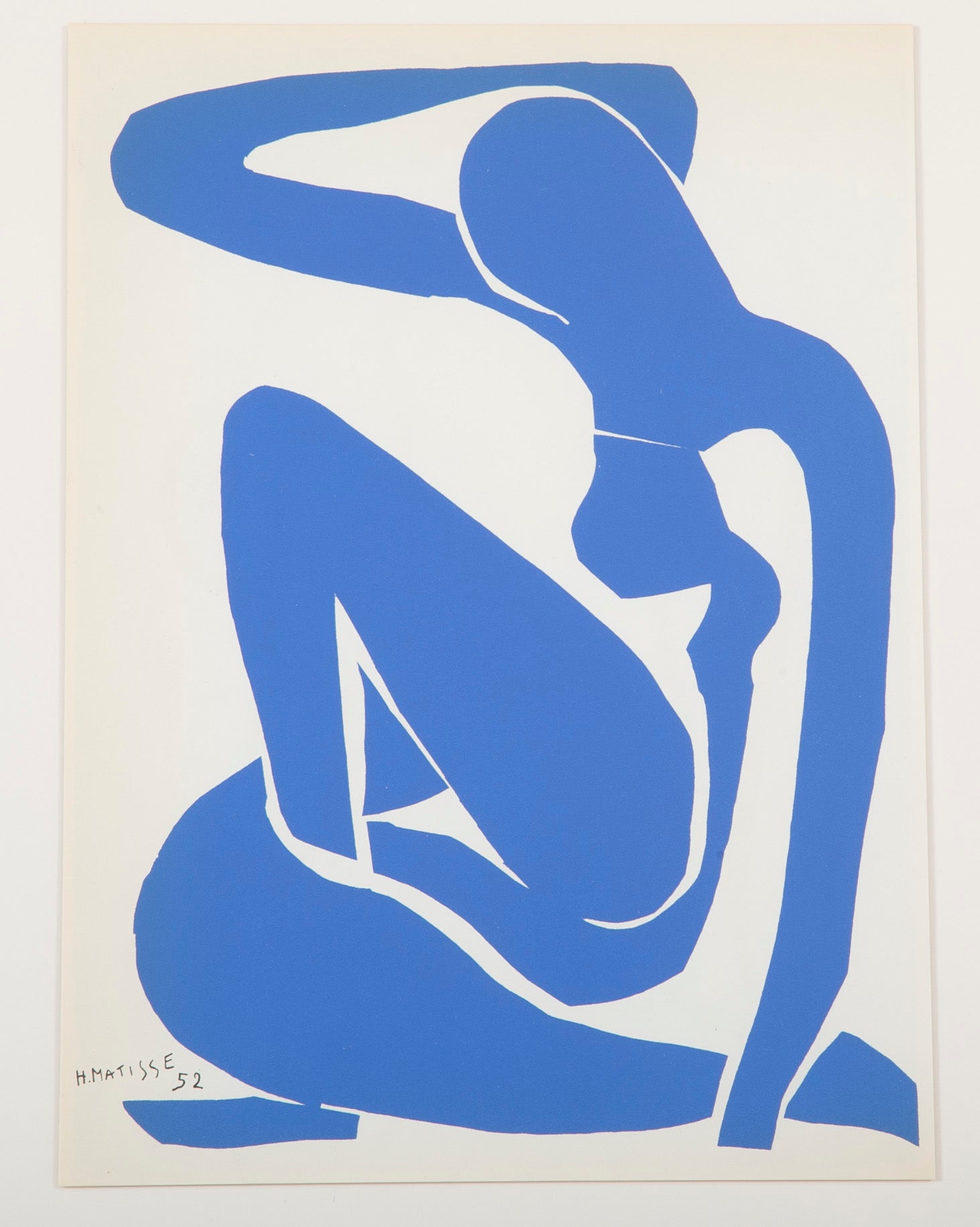 Henri Matisse Supervised Lithograph from his Original Cut Paper Maquette