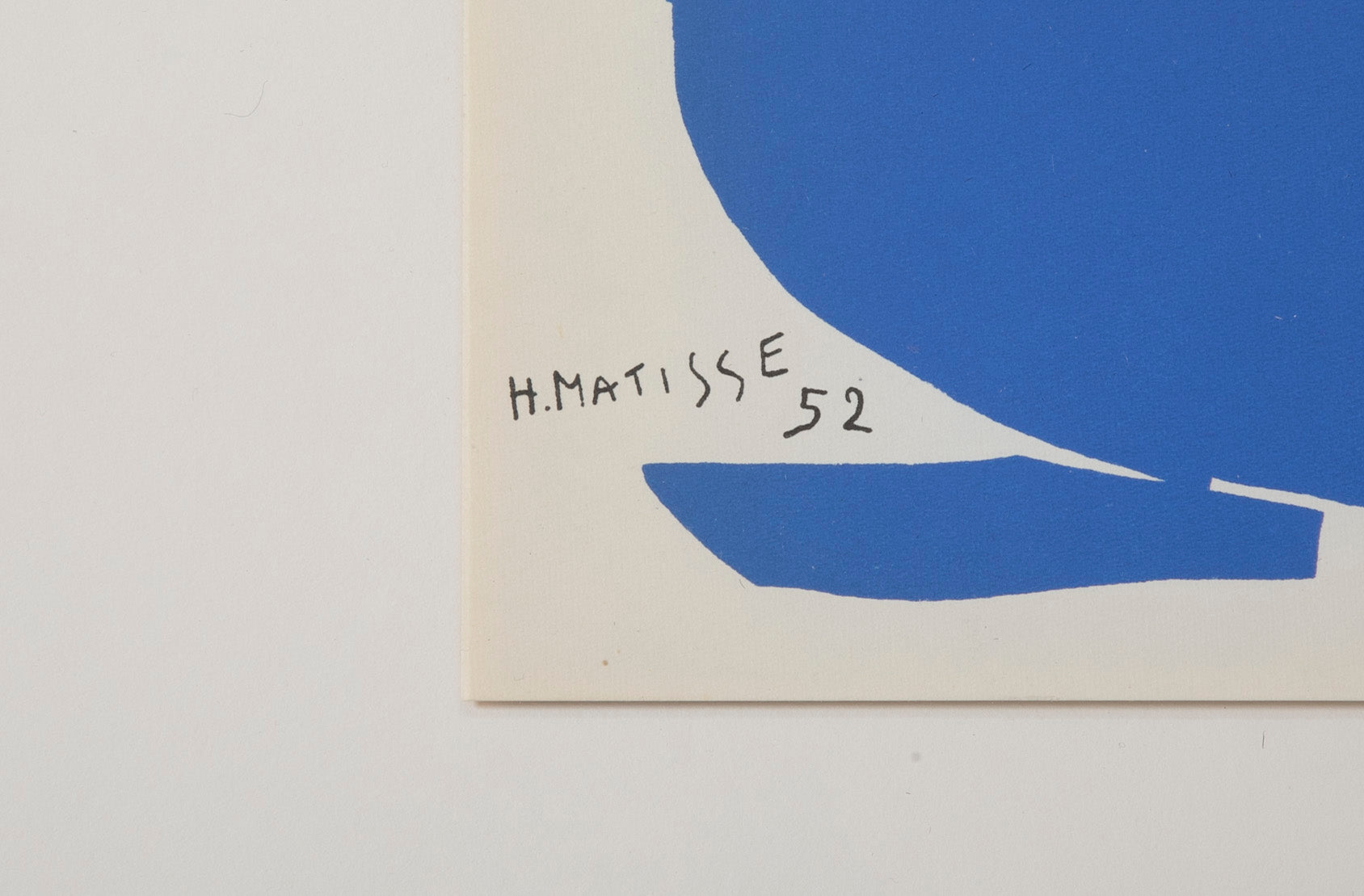 Henri Matisse Supervised Lithograph from his Original Cut Paper Maquette