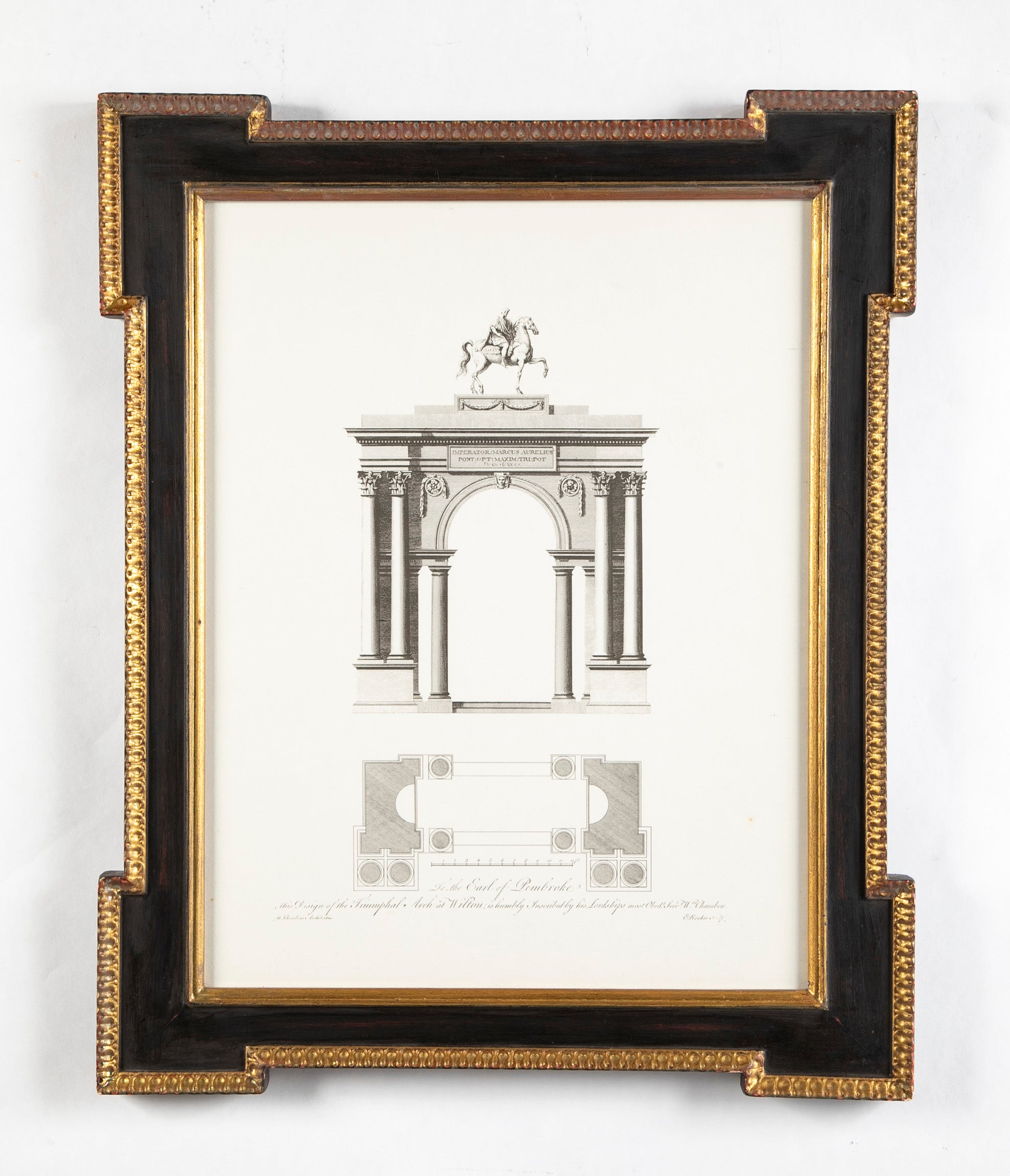 Set of Four Early 20th Century Prints in George II Form