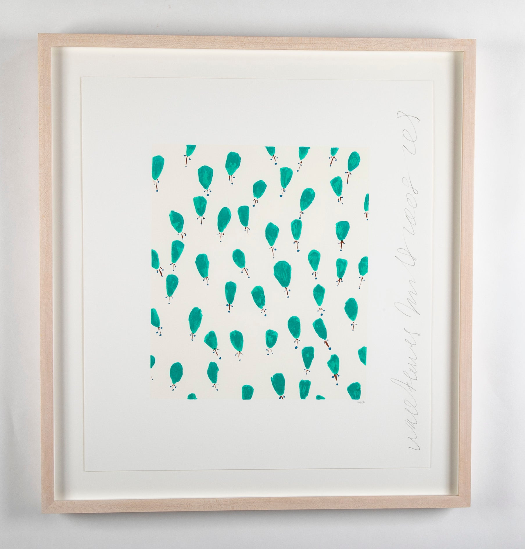 "Wallflowers" Serigraph of Flowers by Donald Sultan