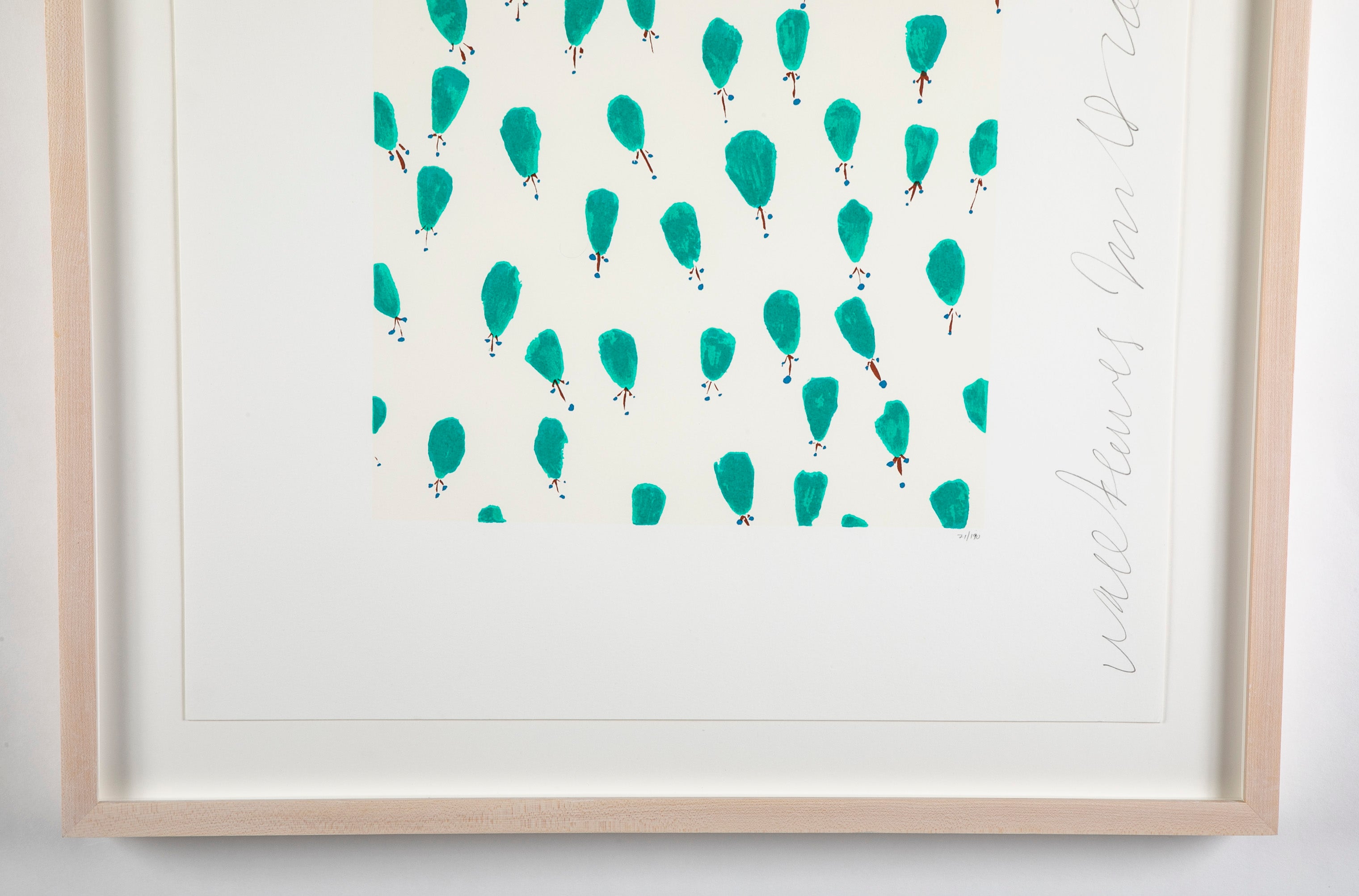 "Wallflowers" Serigraph of Flowers by Donald Sultan