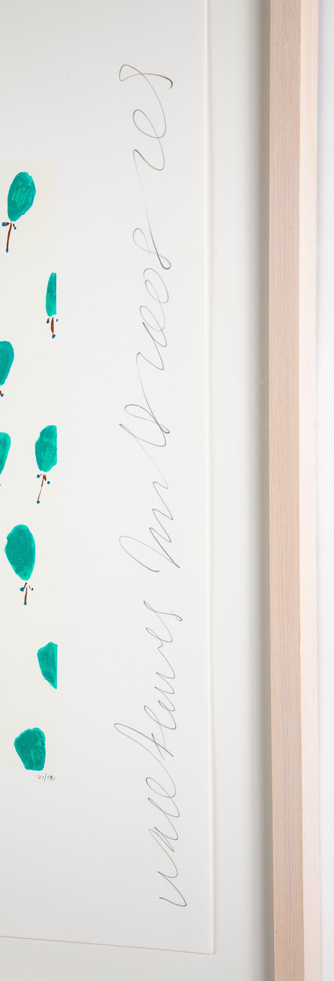 "Wallflowers" Serigraph of Flowers by Donald Sultan