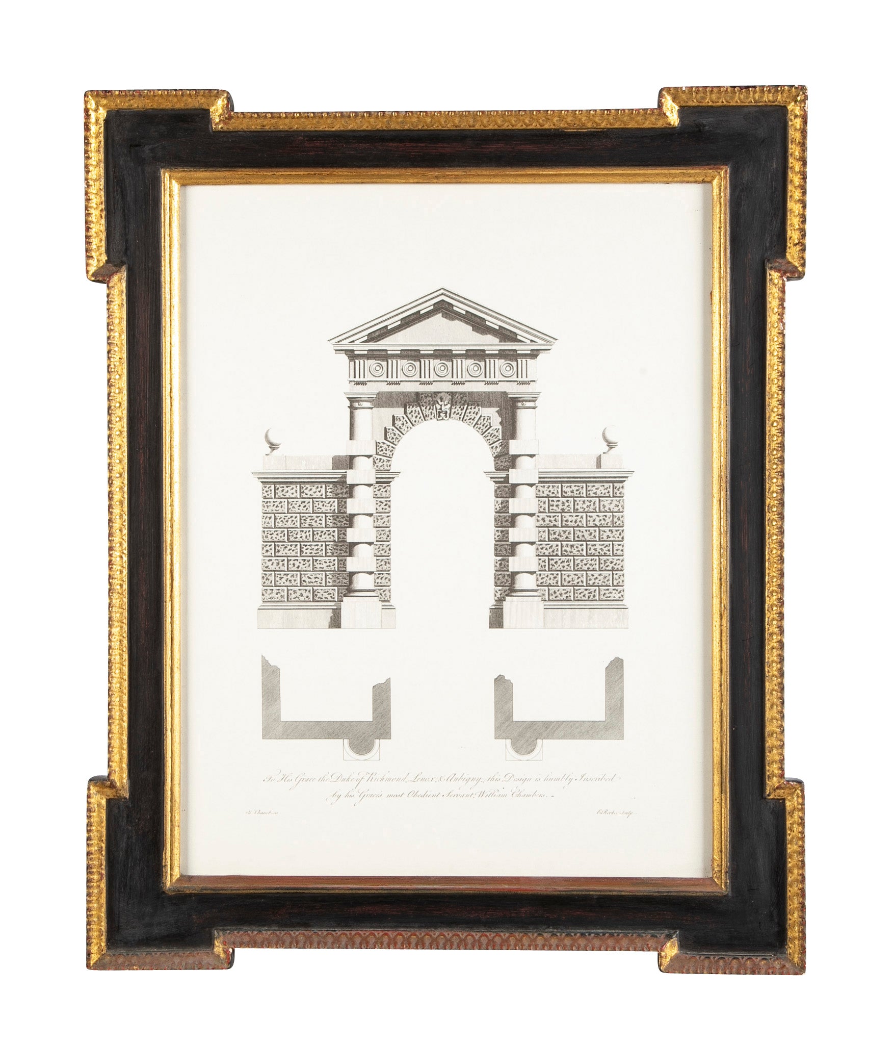 Set of Four Early 20th Century Prints in George II Form