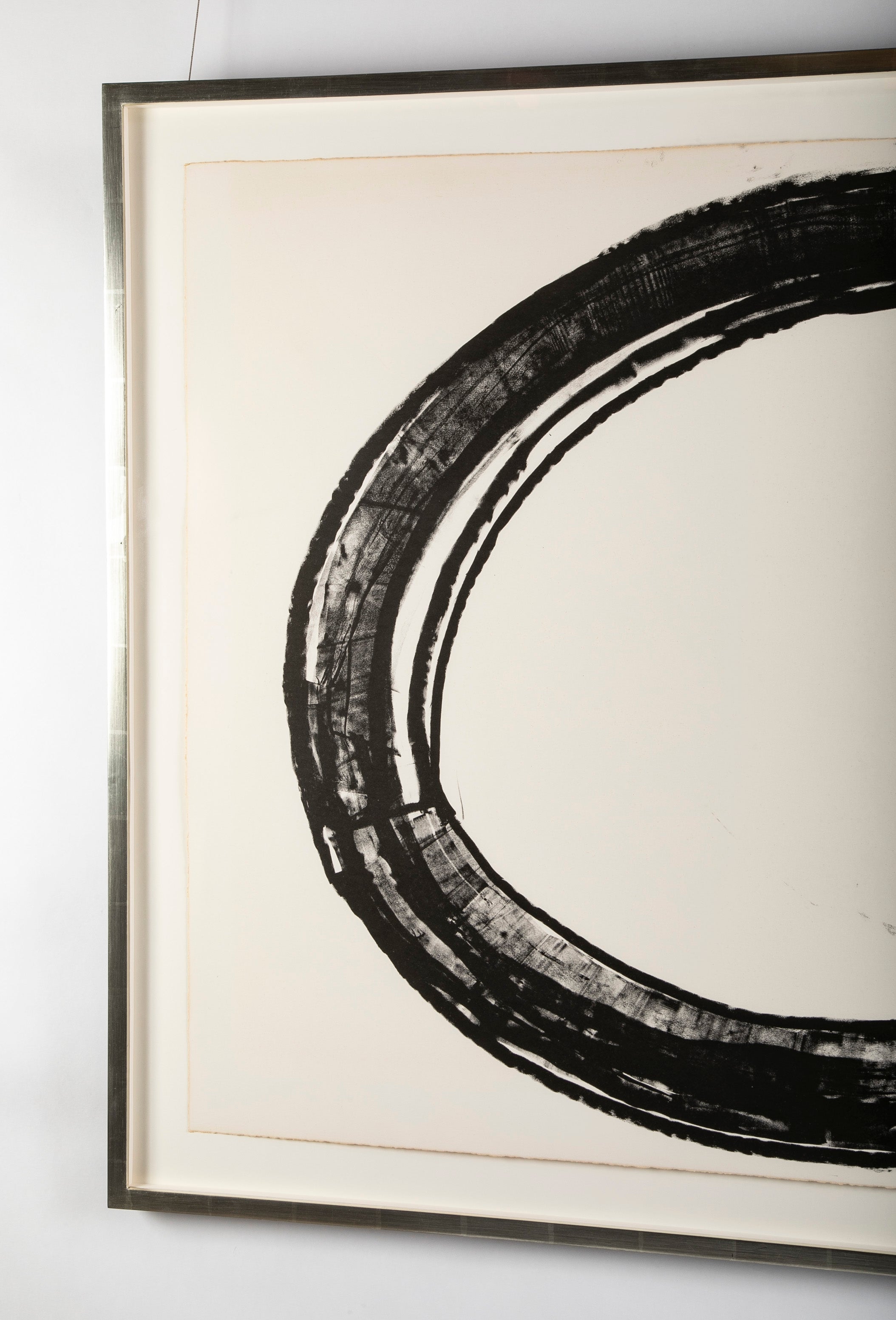 "Double Ring II" Lithograph by Richard Serra