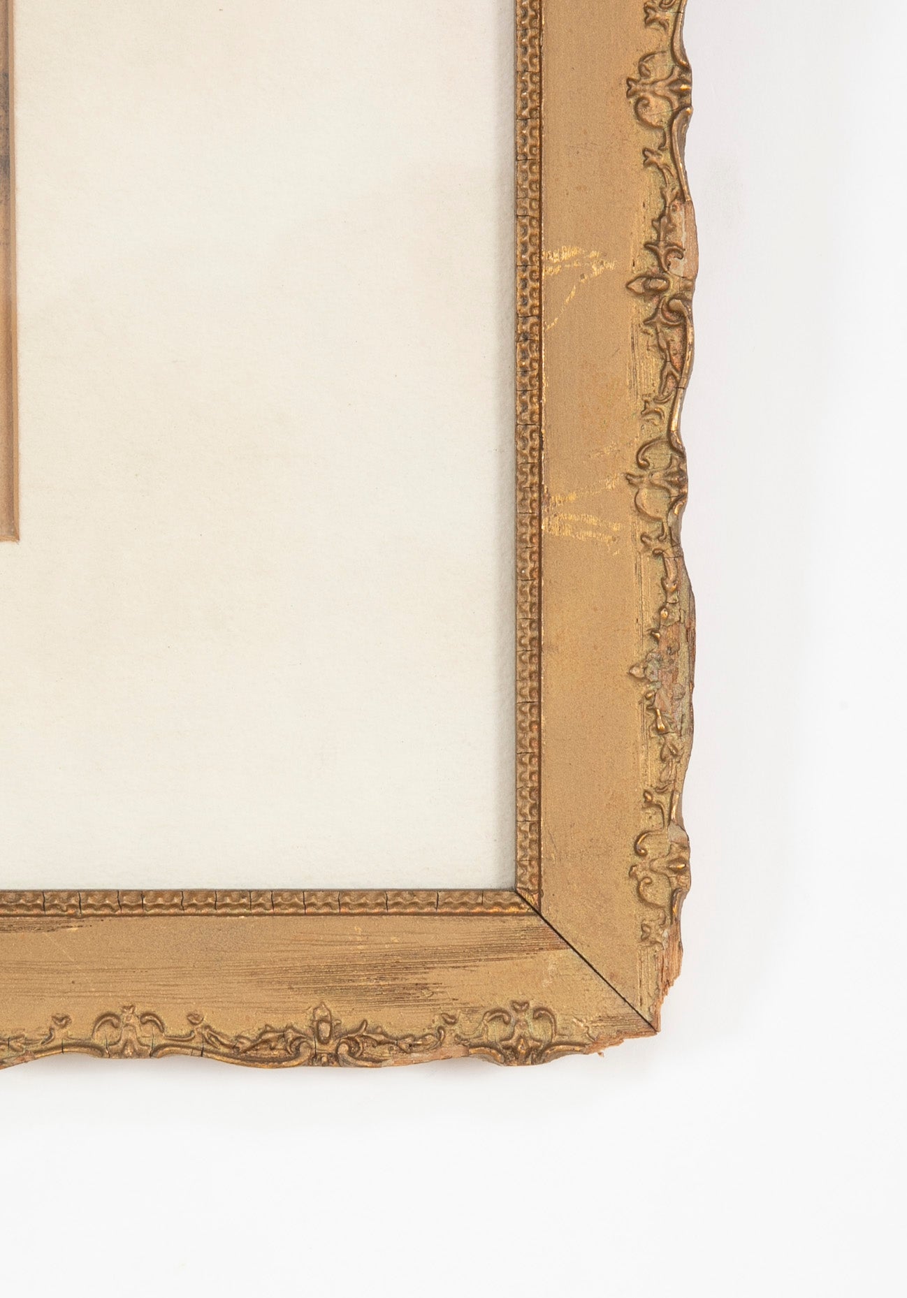 Large Charcoal Study of Dog by Table