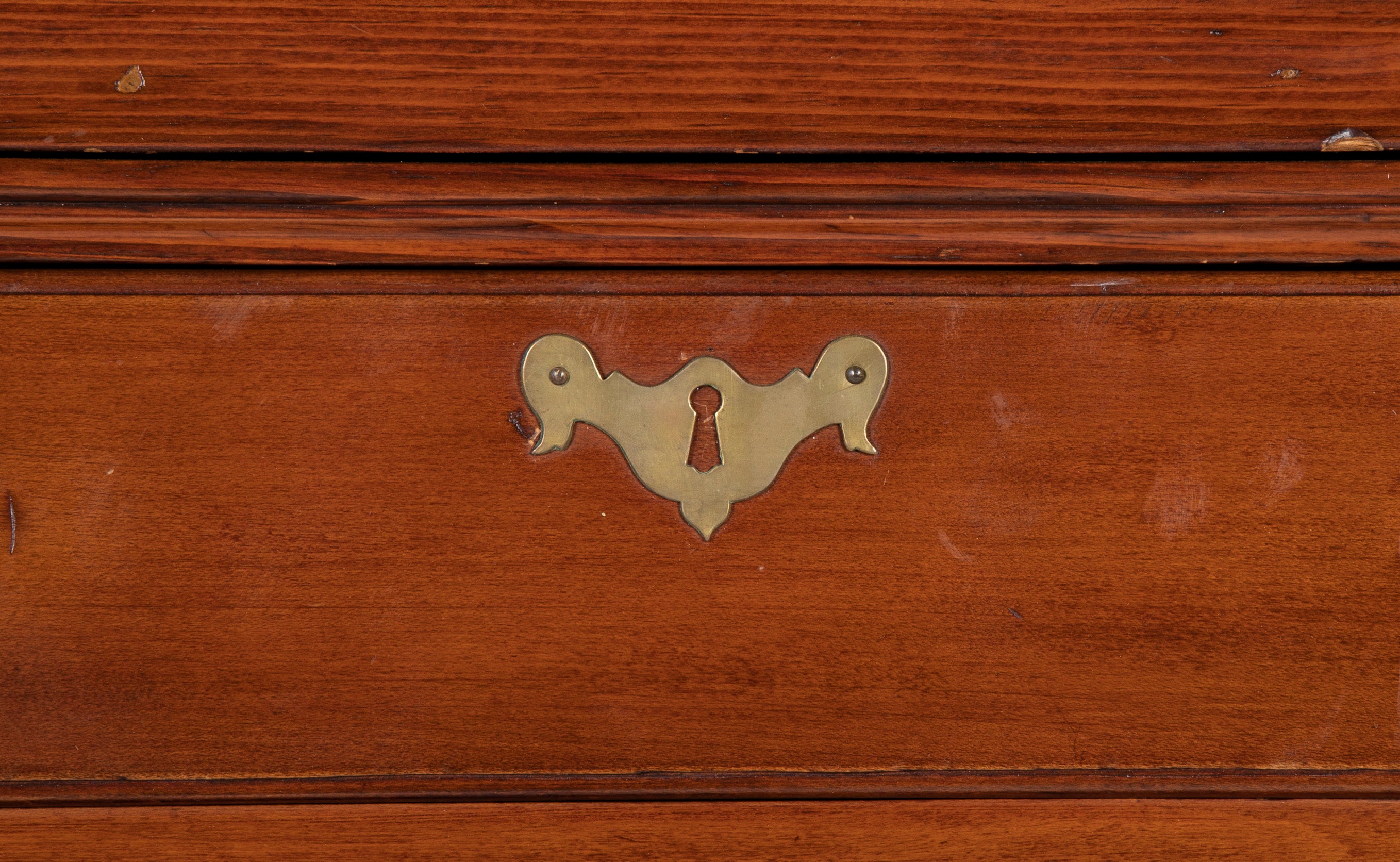 Early American Two Part Queen Anne Cherry Highboy