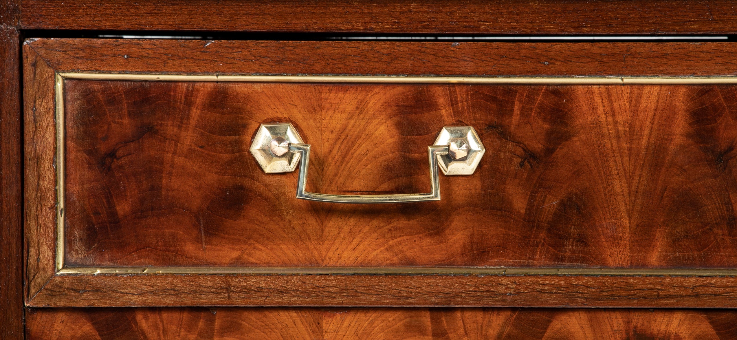 Pair of French Directoire Marble Top Commodes