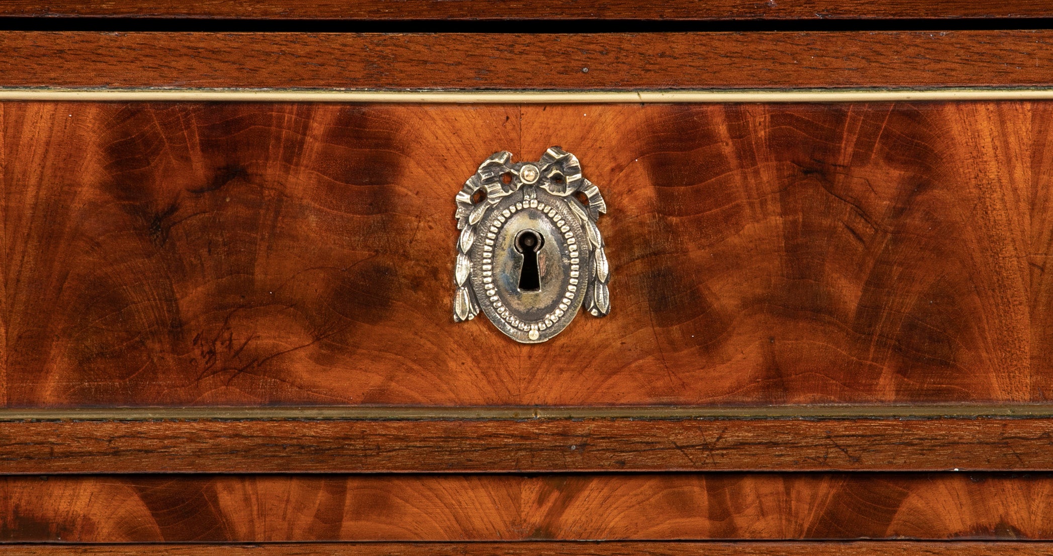 Pair of French Directoire Marble Top Commodes