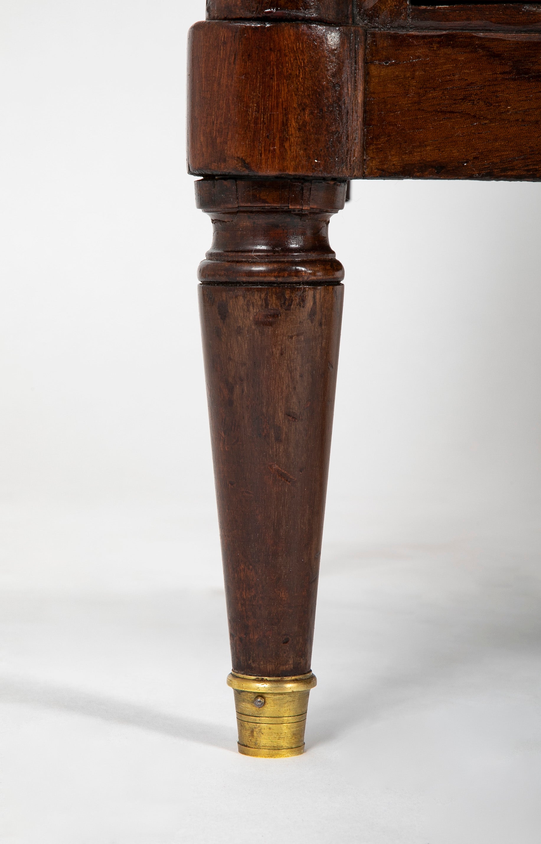 Pair of French Directoire Marble Top Commodes