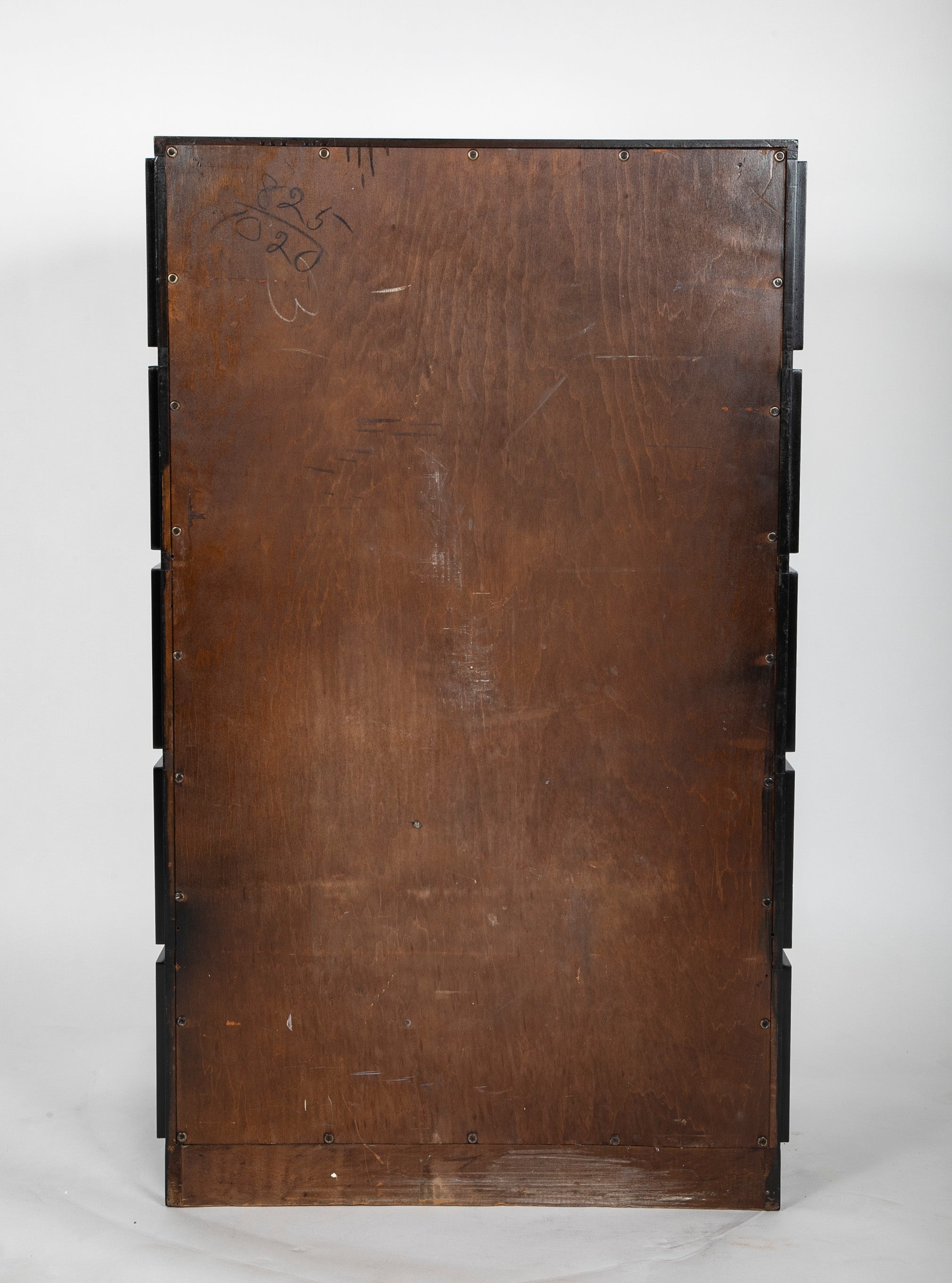 A Striking Pair of Indian Rosewood Chests of Drawers by Donald Deskey