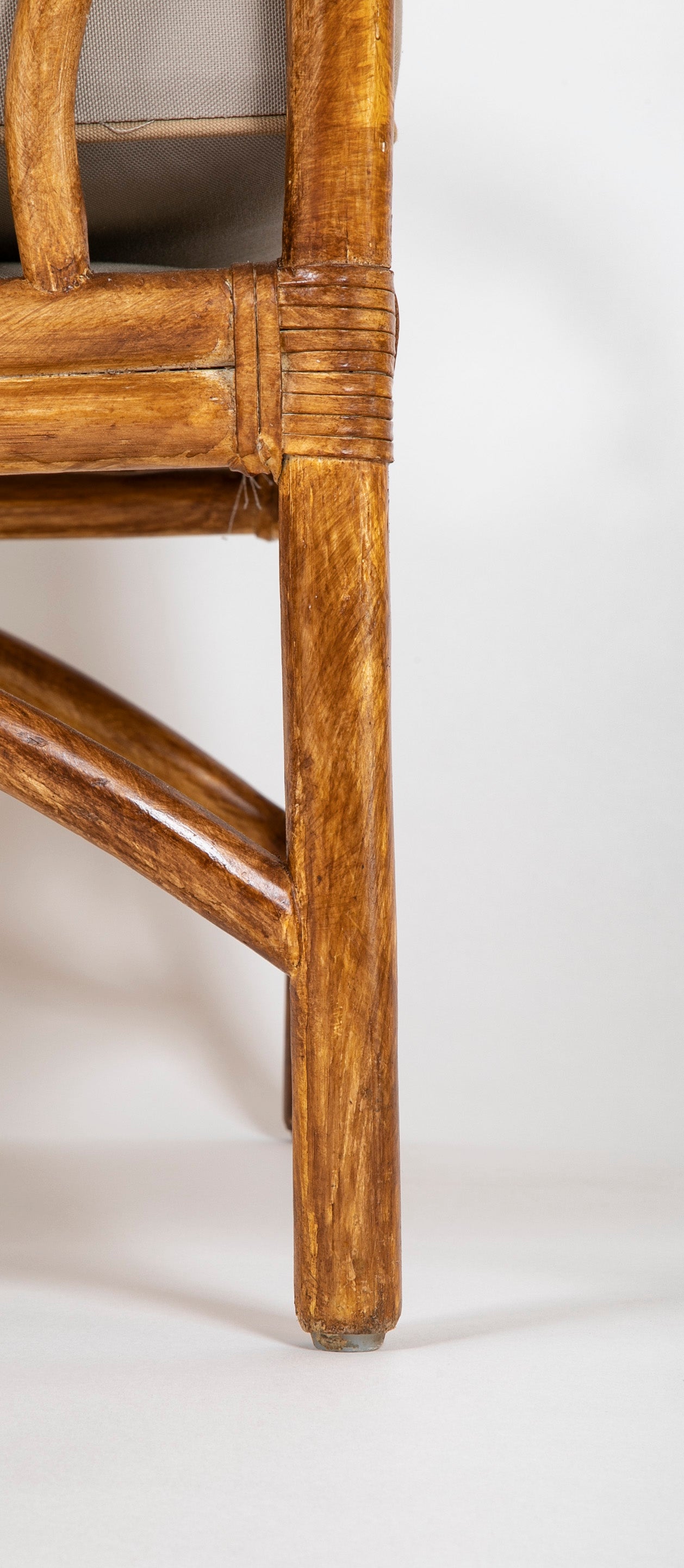 A Five Piece French Suite of Bamboo Furniture