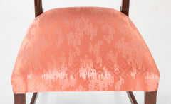Set of Four Regency Mahogany Side Chairs