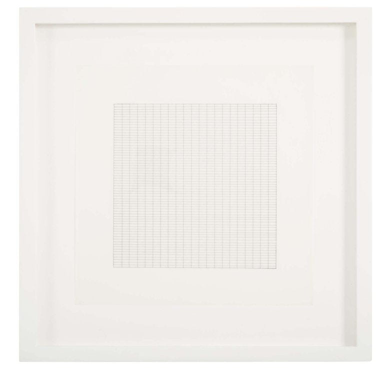 Set of 10 Lithographs After Drawings by Agnes Martin