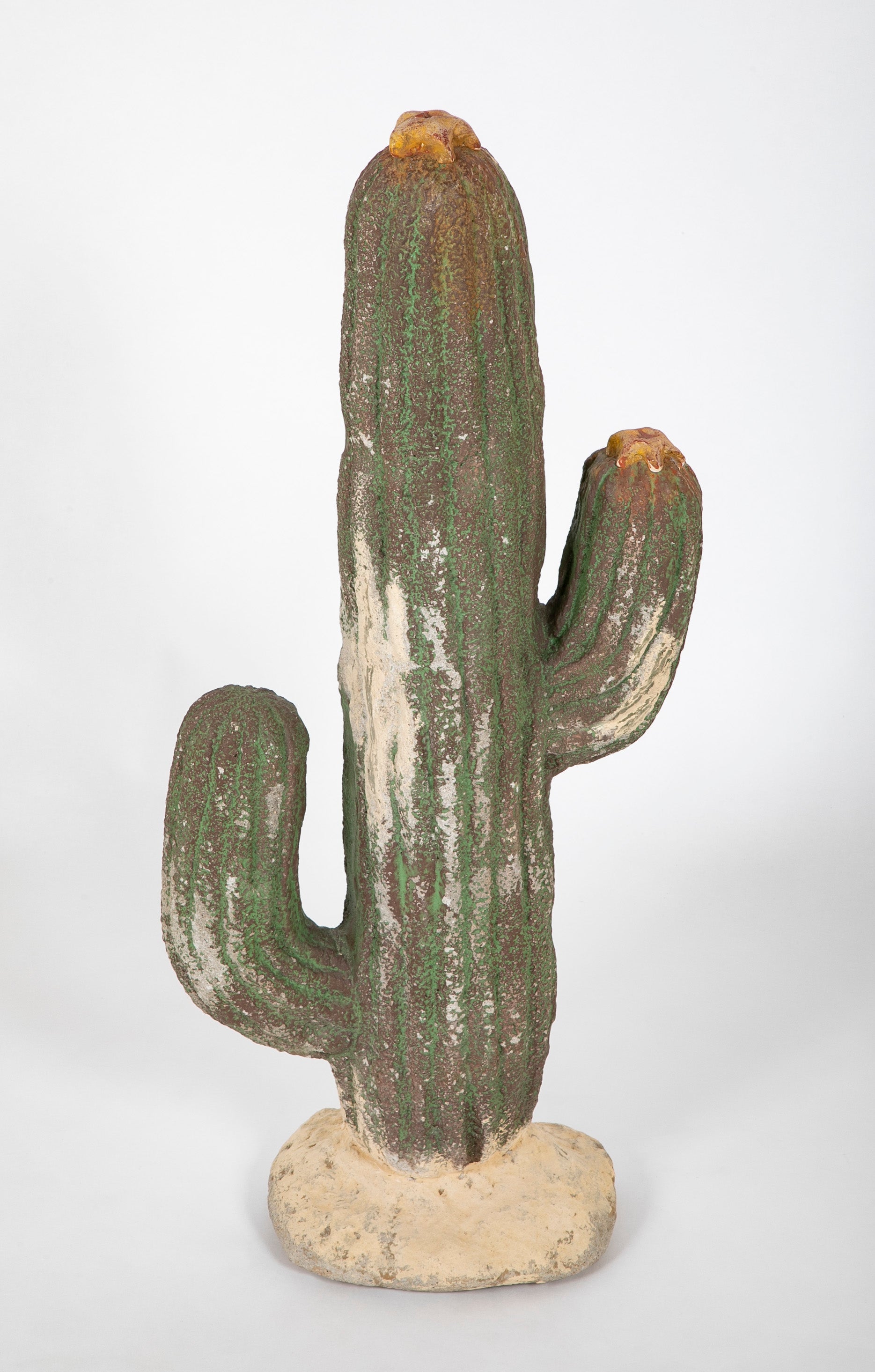 Pair of Garden & Interior Cactus Sculptures