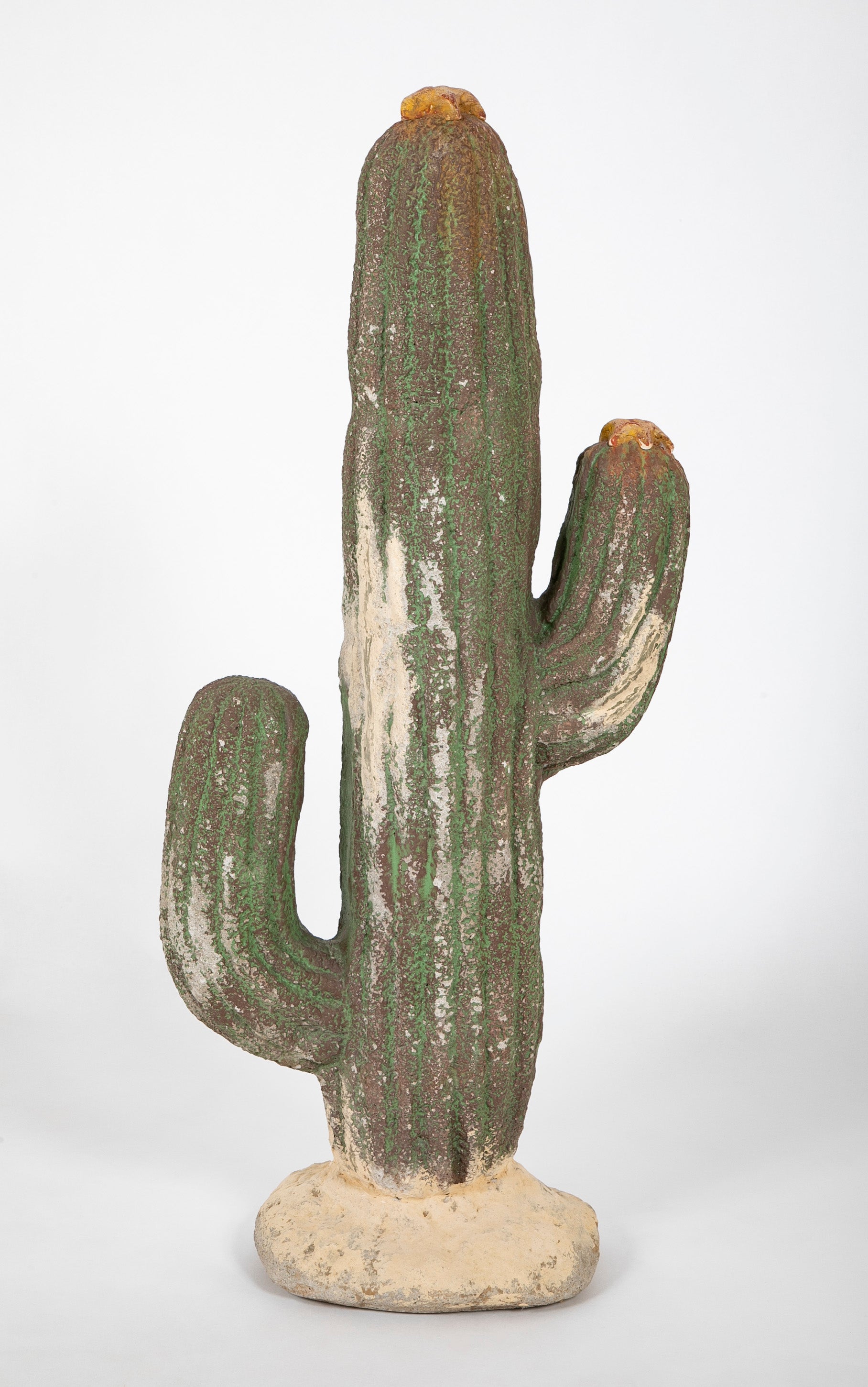Pair of Garden & Interior Cactus Sculptures