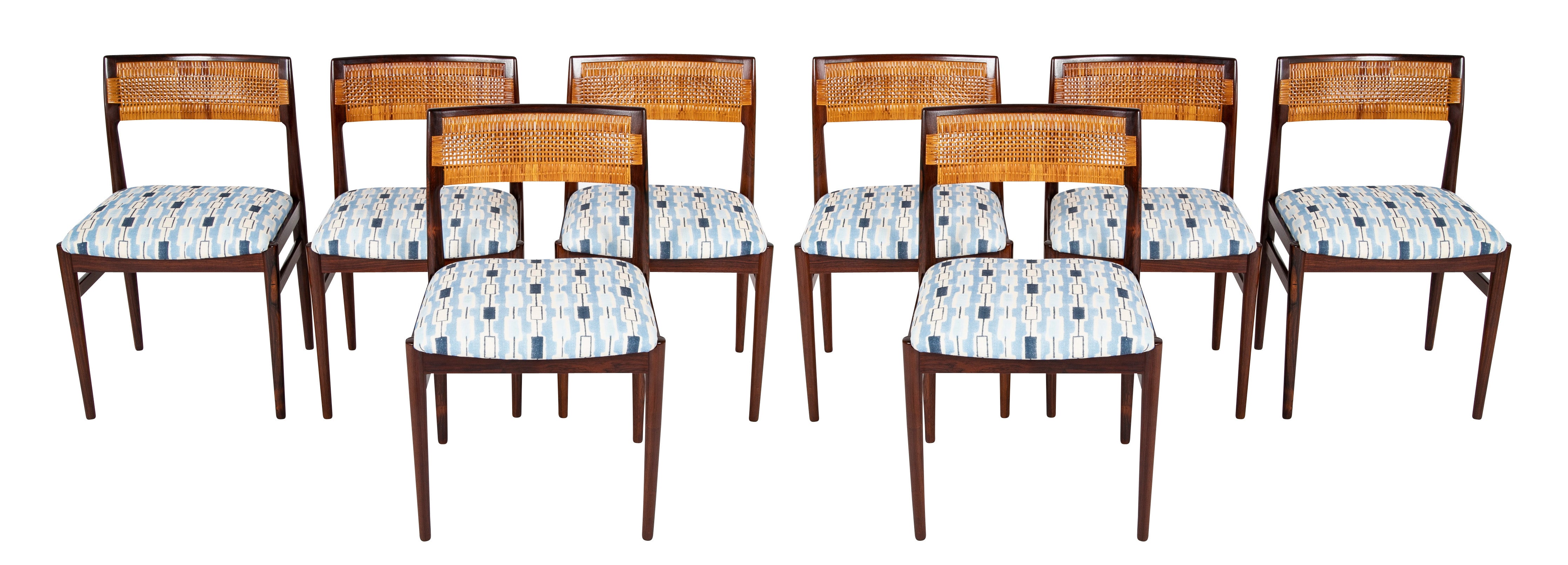 Set of Eight Dining Chairs by Erik Worts