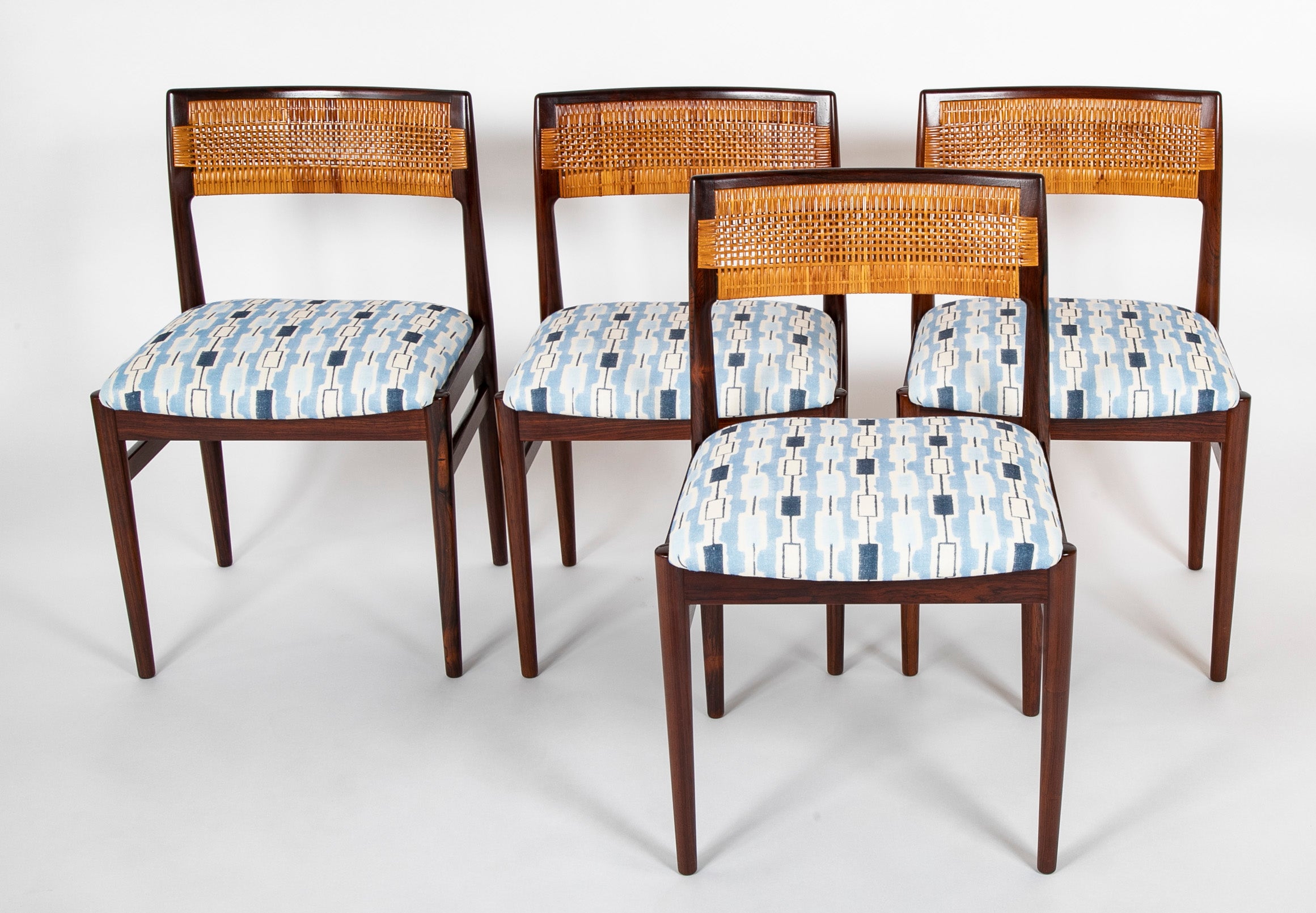 Set of Eight Dining Chairs by Erik Worts