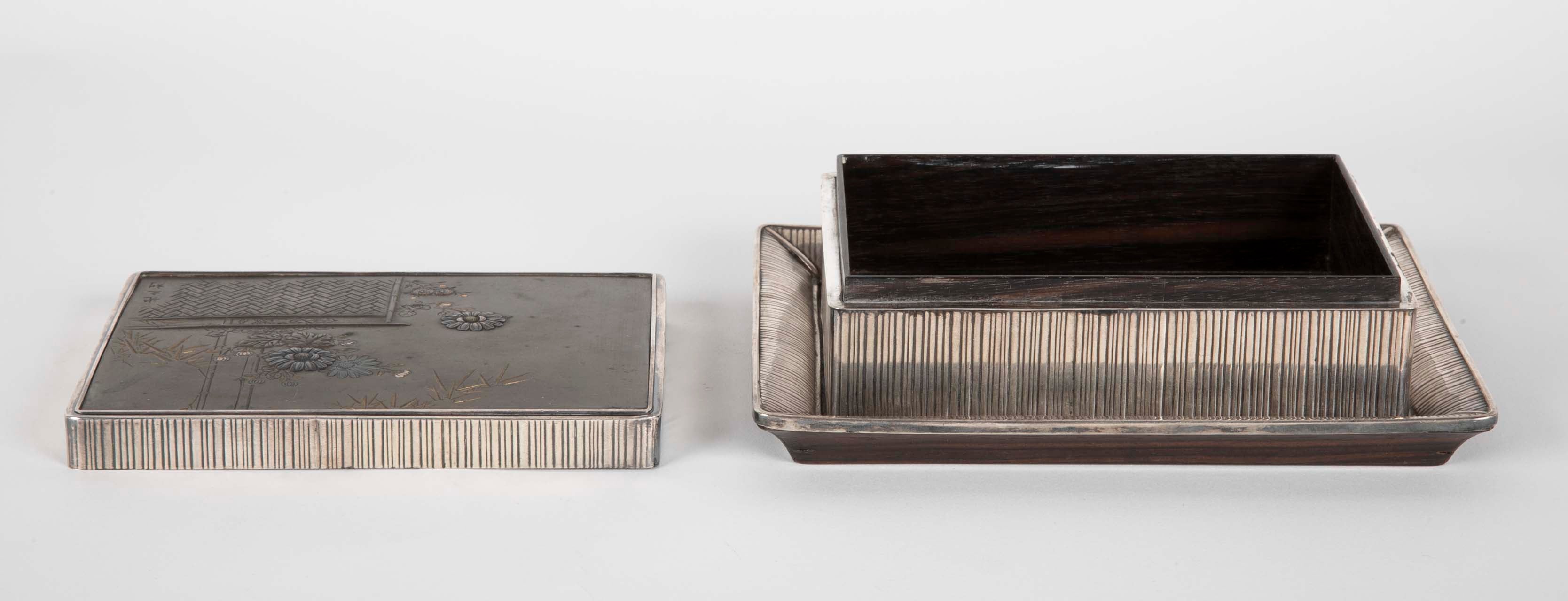 Japanese Sterling & Mixed Metal Box