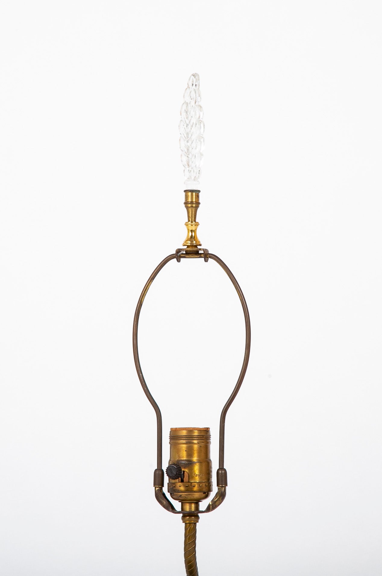 Pair of Scarpa & Venini Murano glass lamps