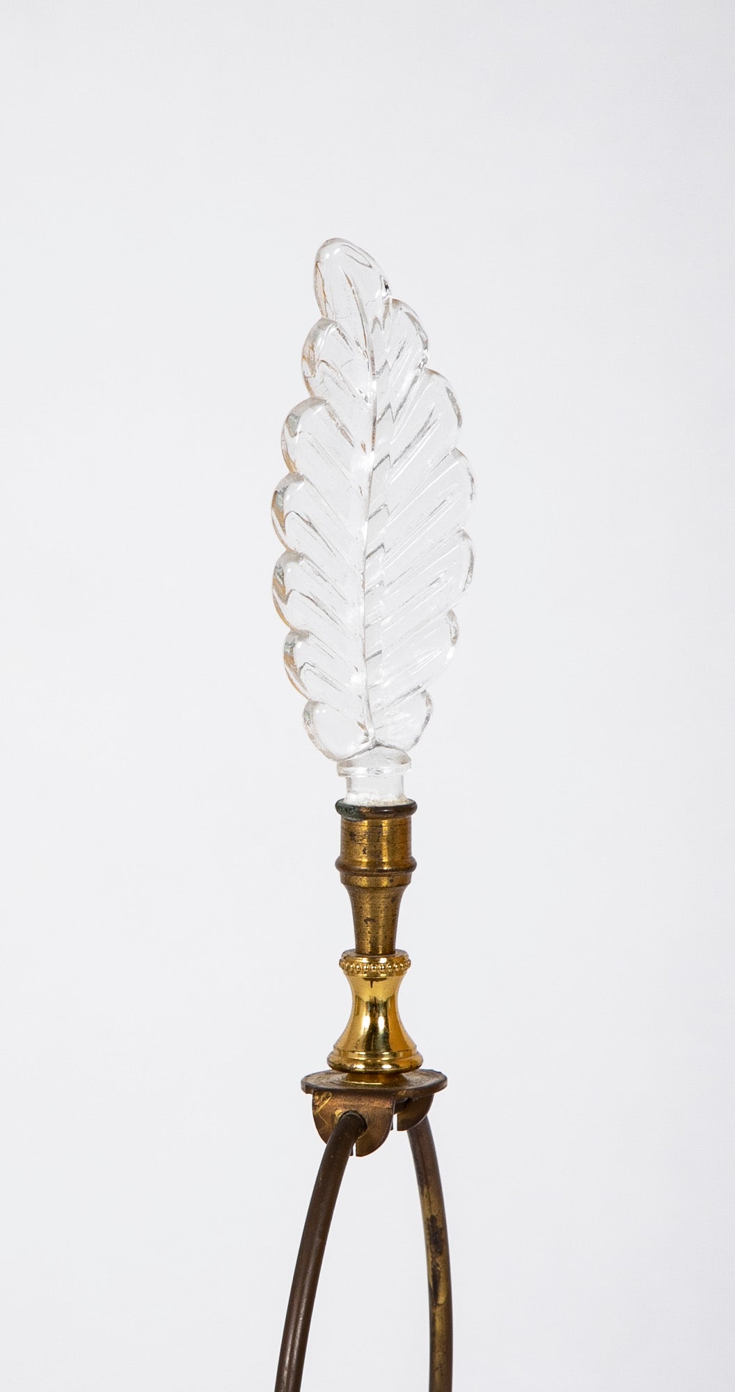 Pair of Scarpa & Venini Murano glass lamps