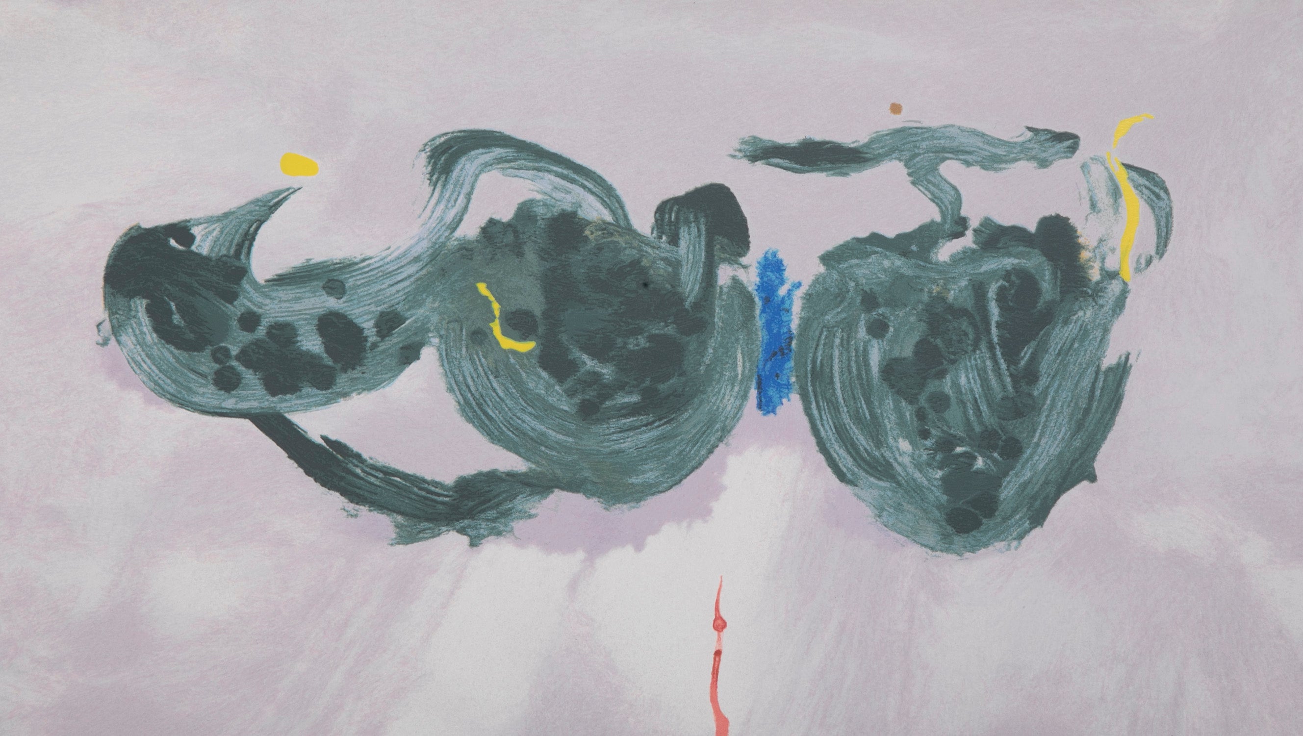 Serigraph by Helen Frankenthaler titled "Aerie". 2009
