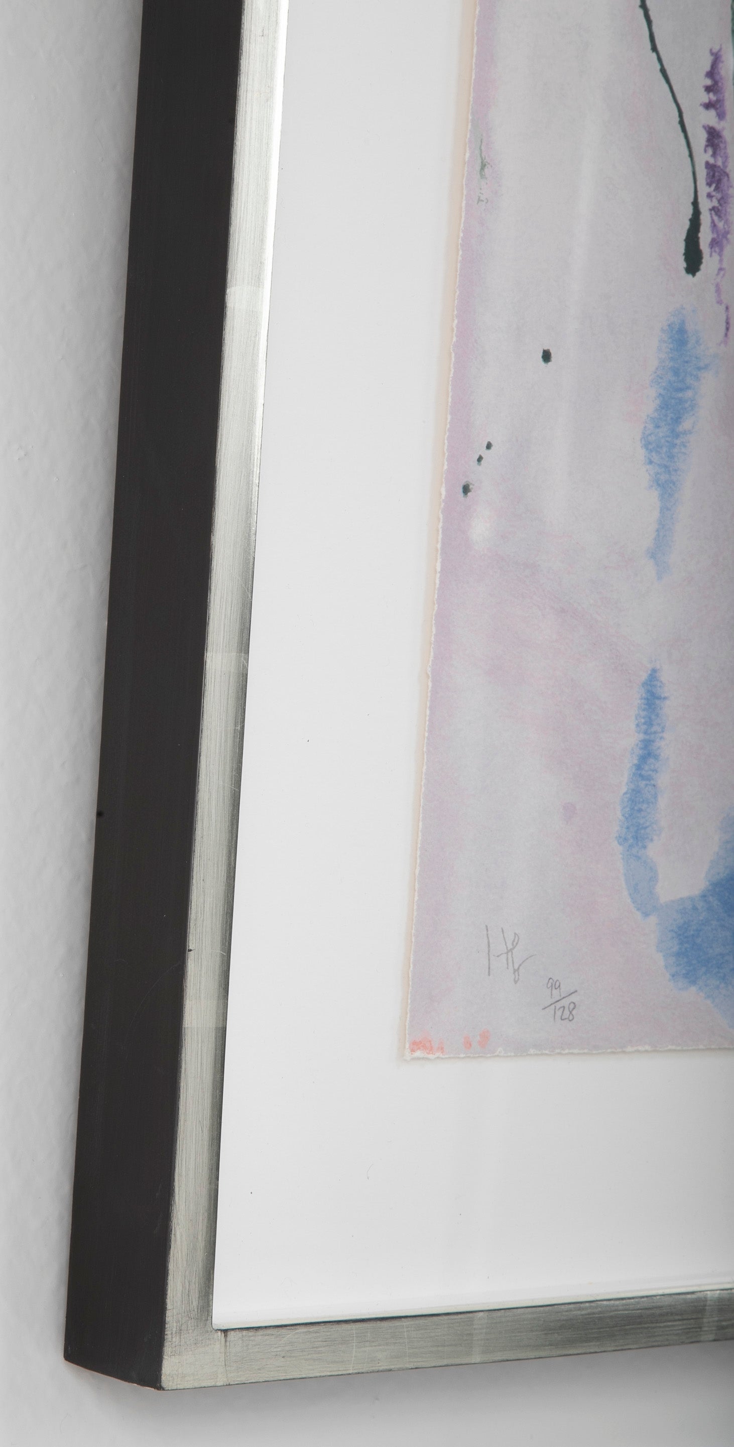 Serigraph by Helen Frankenthaler titled "Aerie". 2009