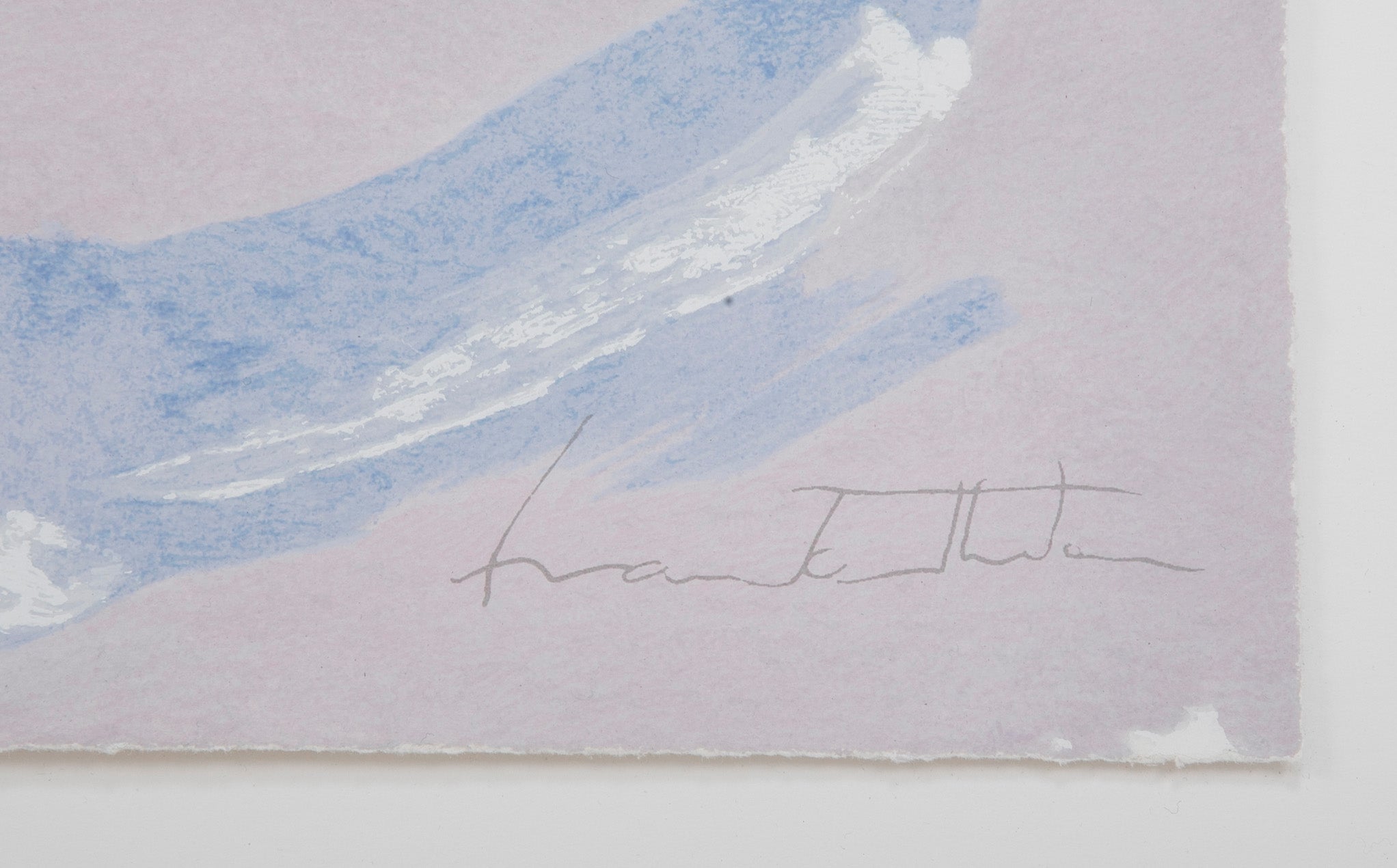 Serigraph by Helen Frankenthaler titled "Aerie". 2009