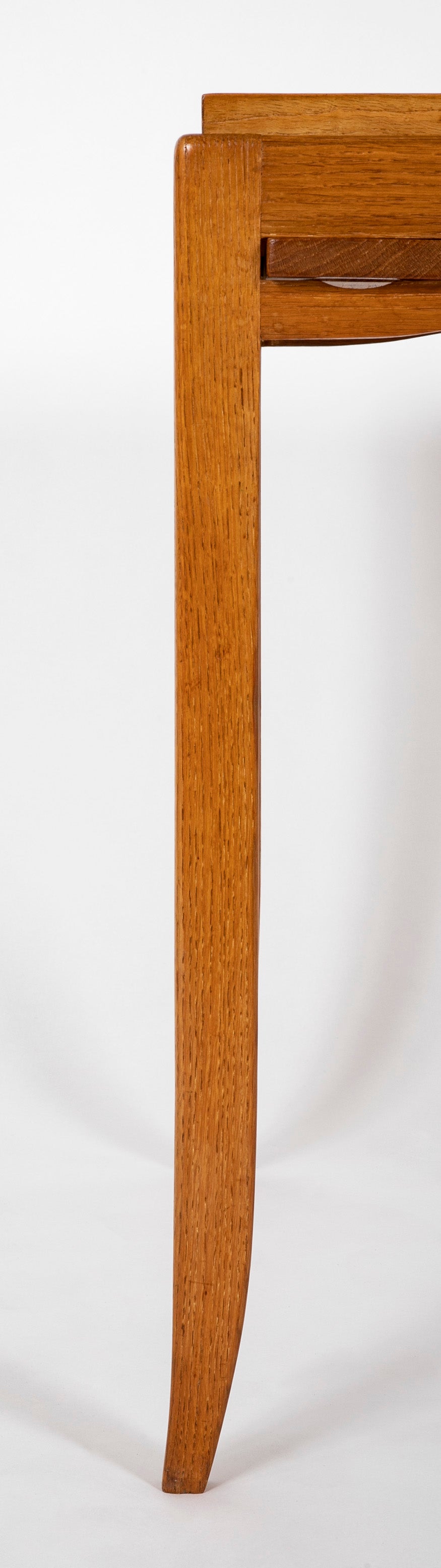 Oak Games Table Designed by Victor Courtray