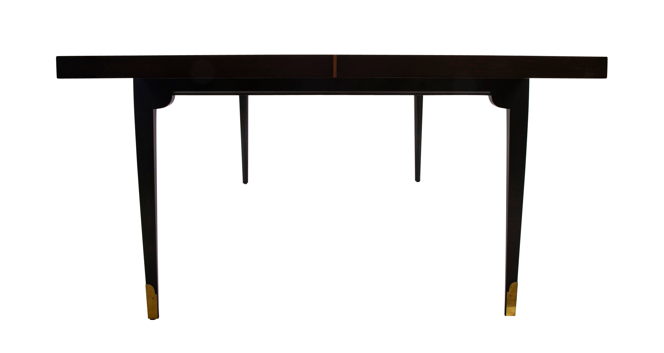 Tommi Parzinger Mahogany and Maple Dining Table for Charak Modern