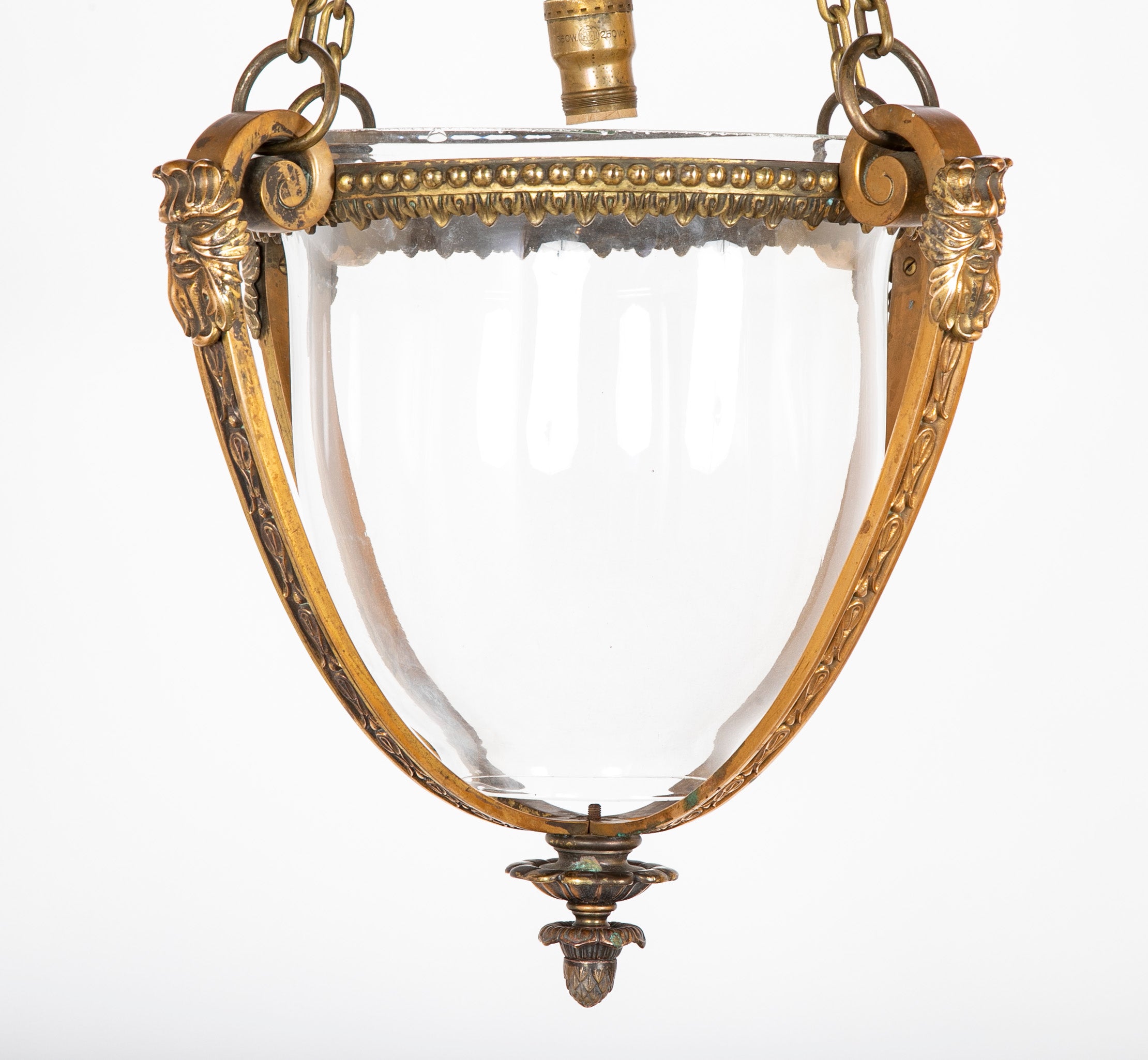 Bronze Classical "Bell Jar" Form Lantern