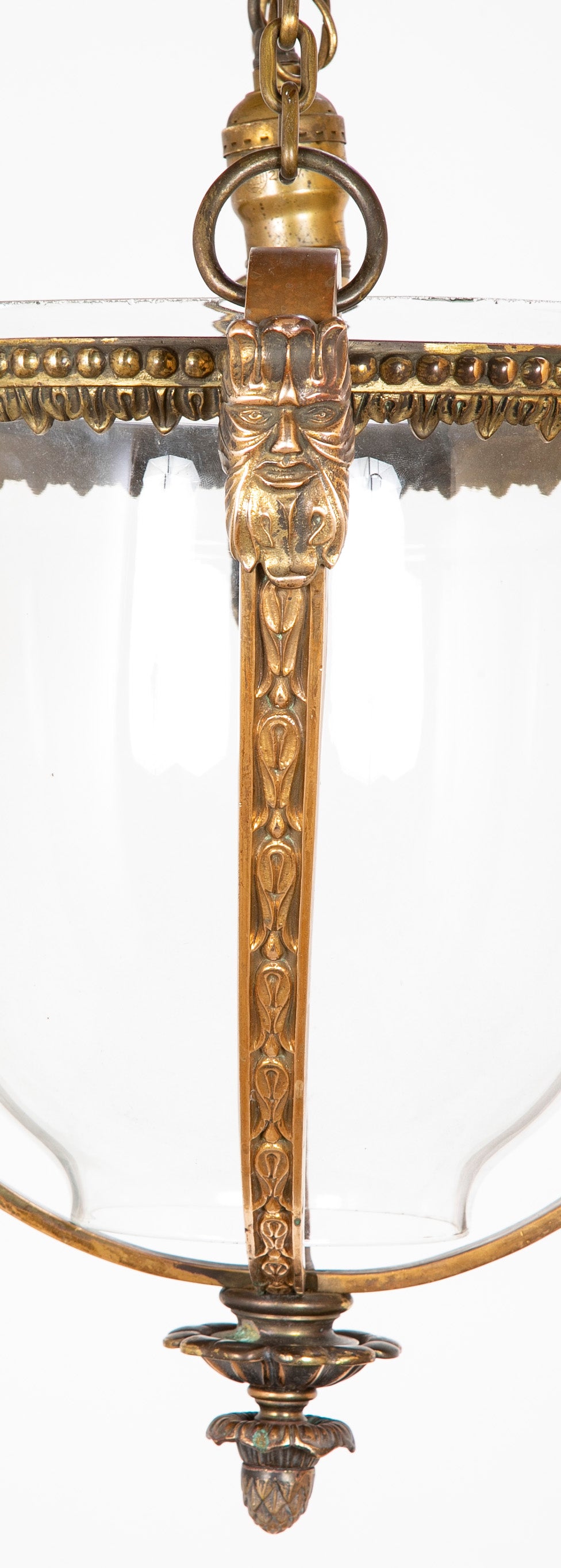 Bronze Classical "Bell Jar" Form Lantern