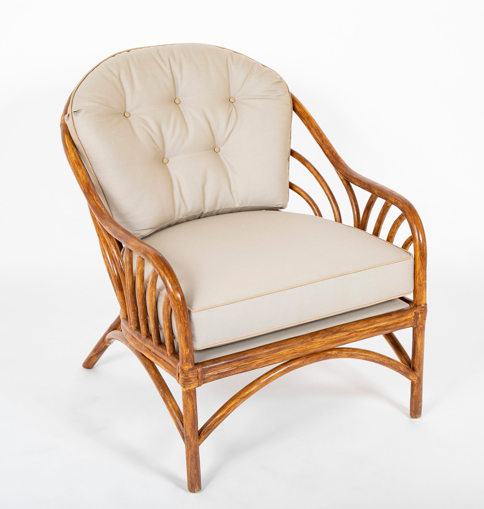 A Five Piece French Suite of Bamboo Furniture