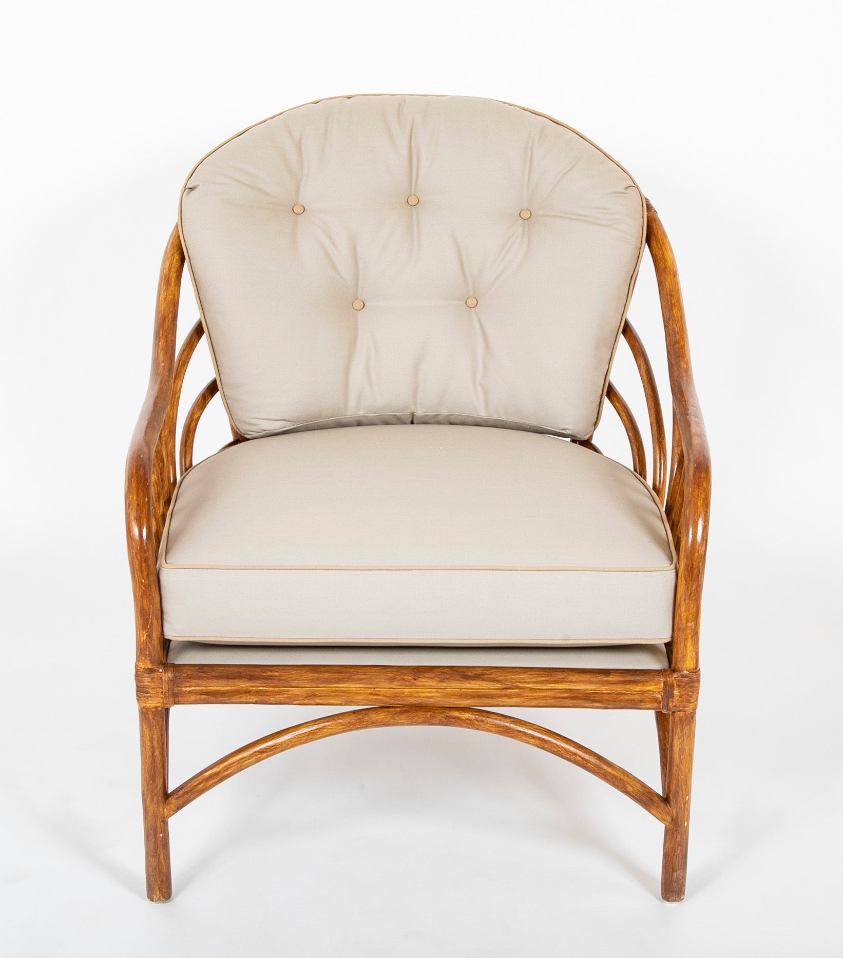 A Five Piece French Suite of Bamboo Furniture